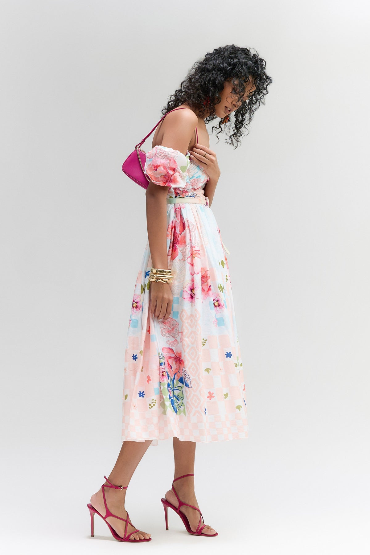 Rose Lyla Midi Dress