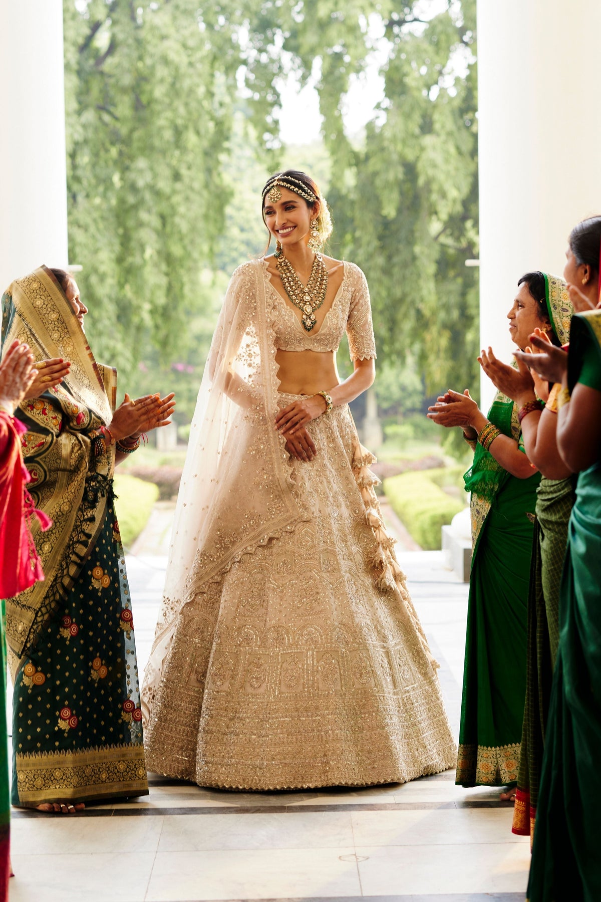 Mahal Ivory Lehenga Set
