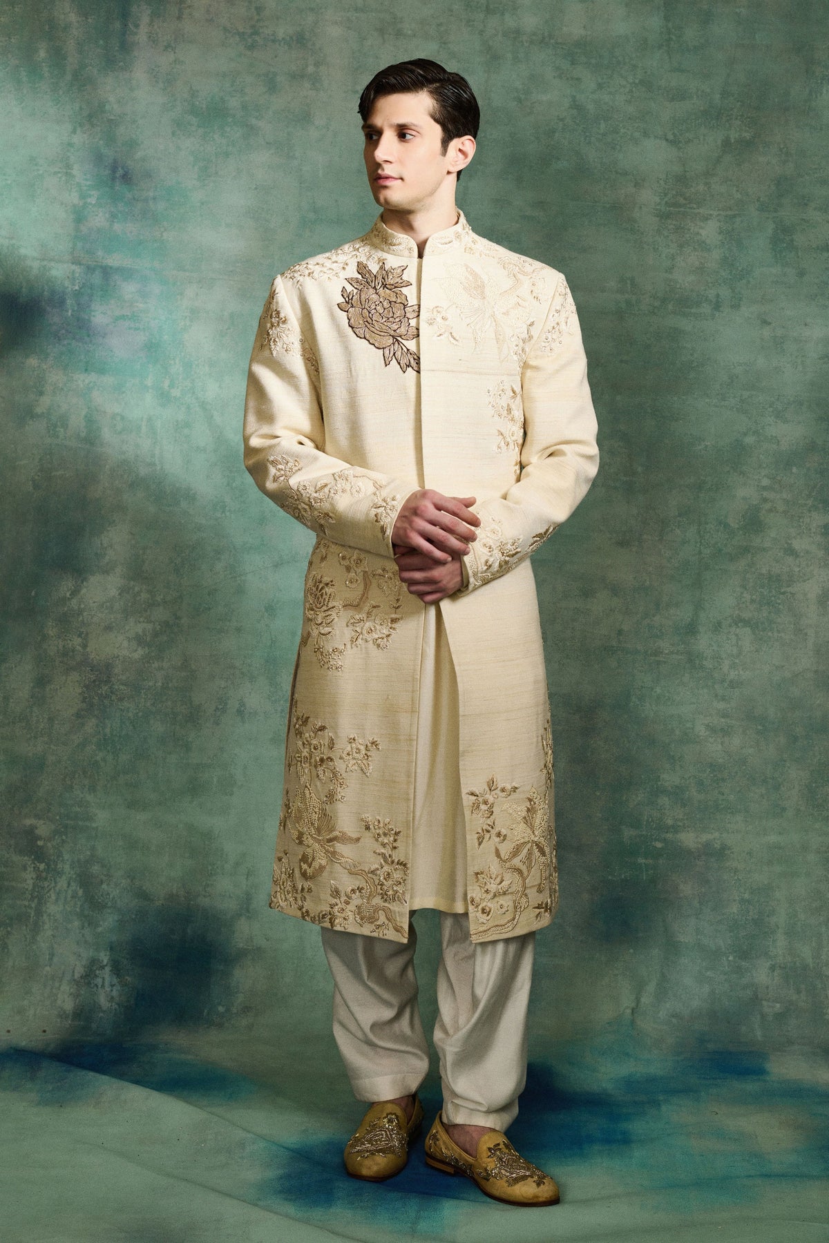 Ivory Regal Sherwani Set