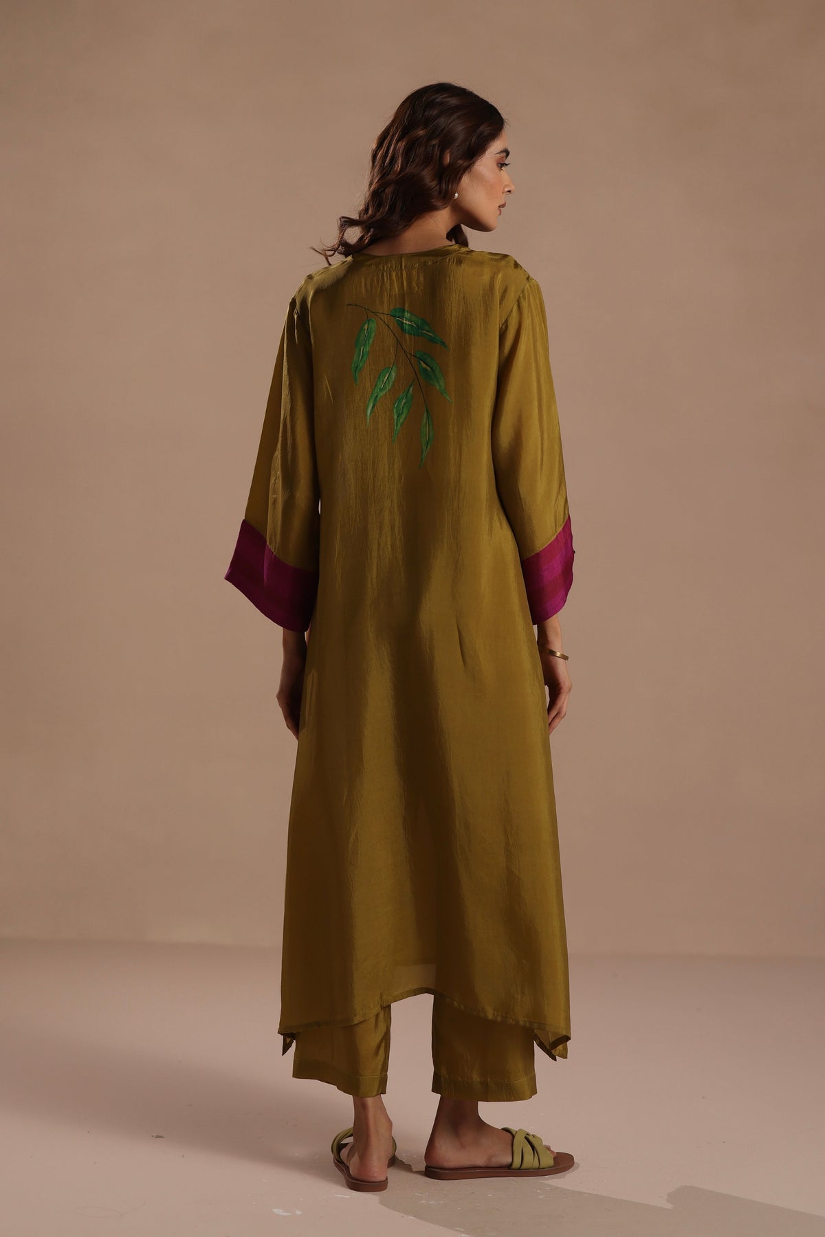 Hibiscus Mustard Kurta Set