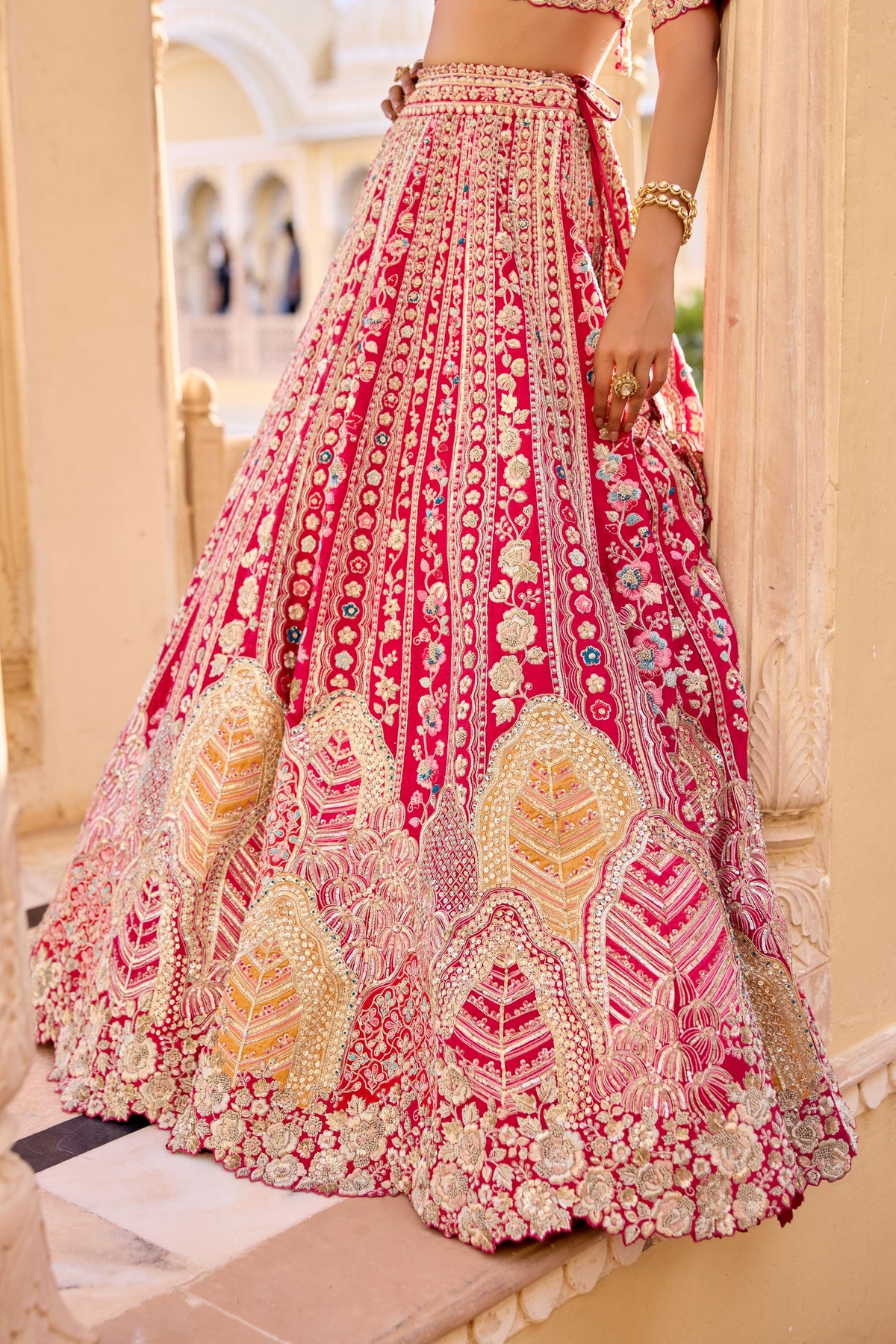Ruby Bridal Lehenga Set