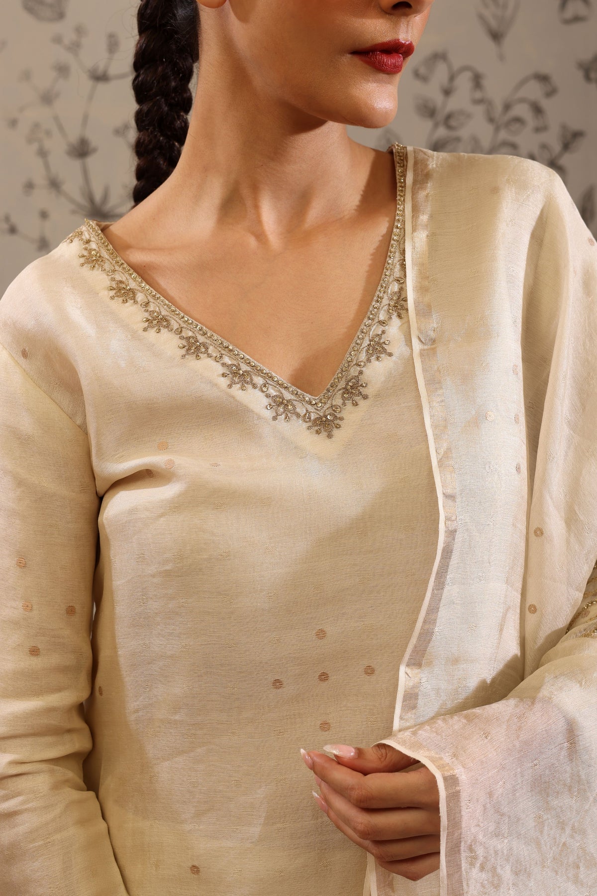 Udaya Off White Kurta Set