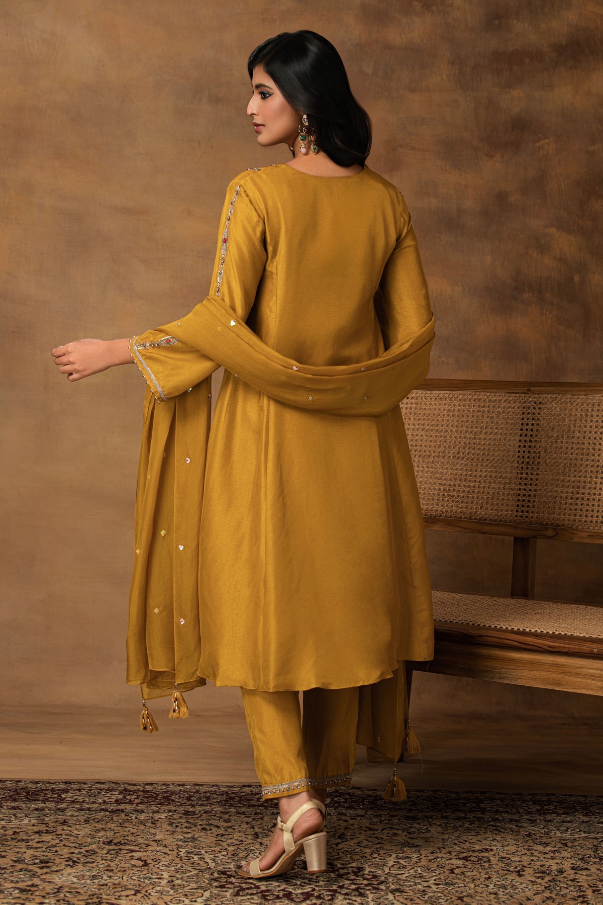 Golden Yellow Kurta Set