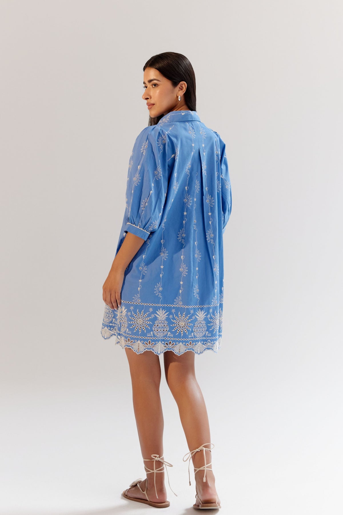 Blue Rosa Mini Dress