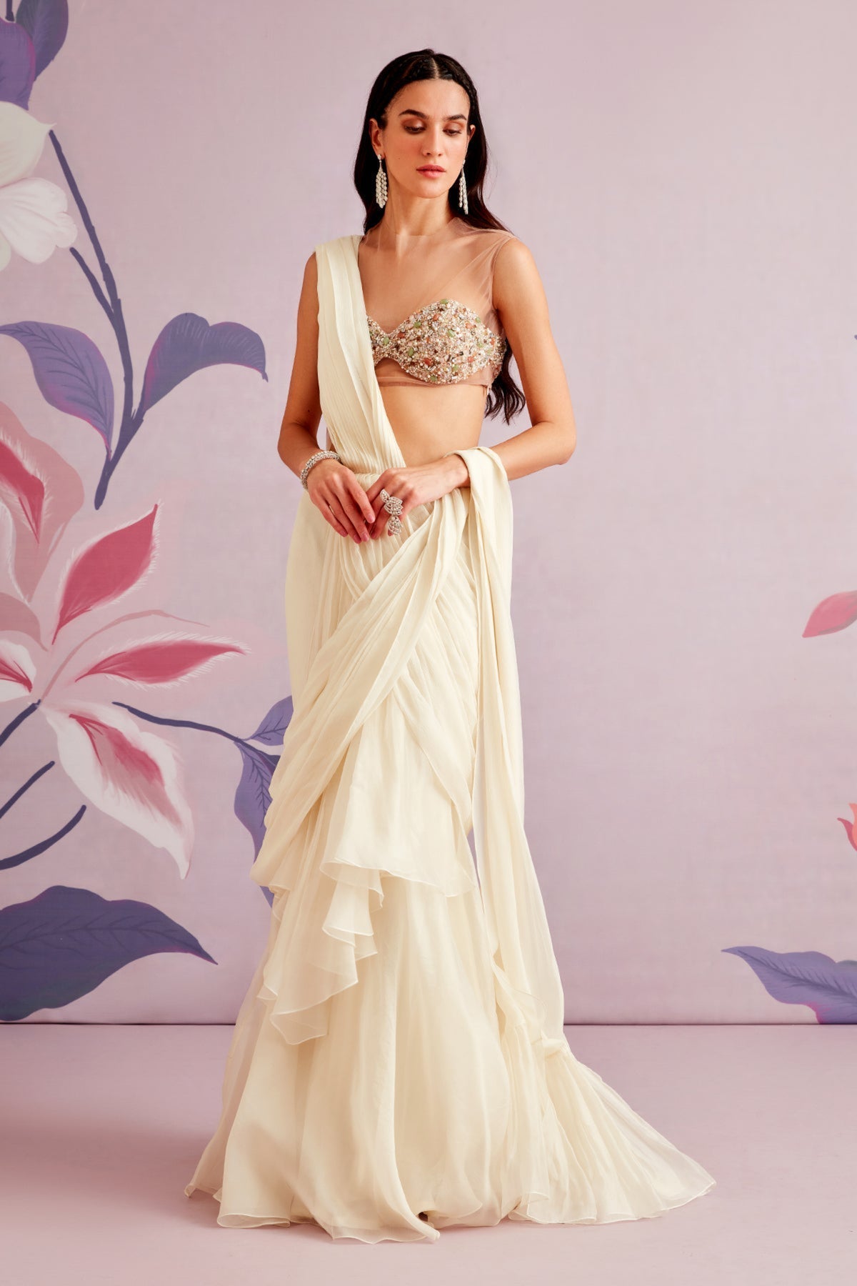 Acacia saree set