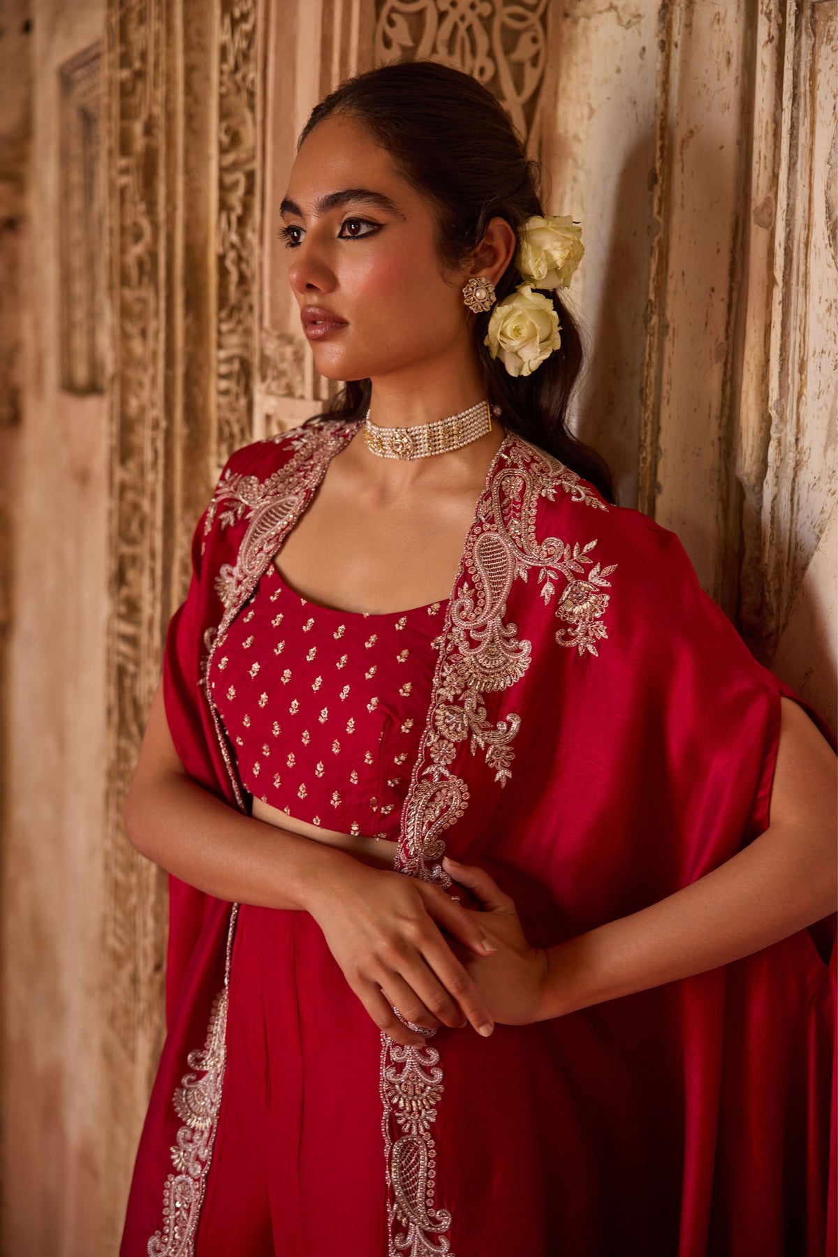 Tamanna Cape Set