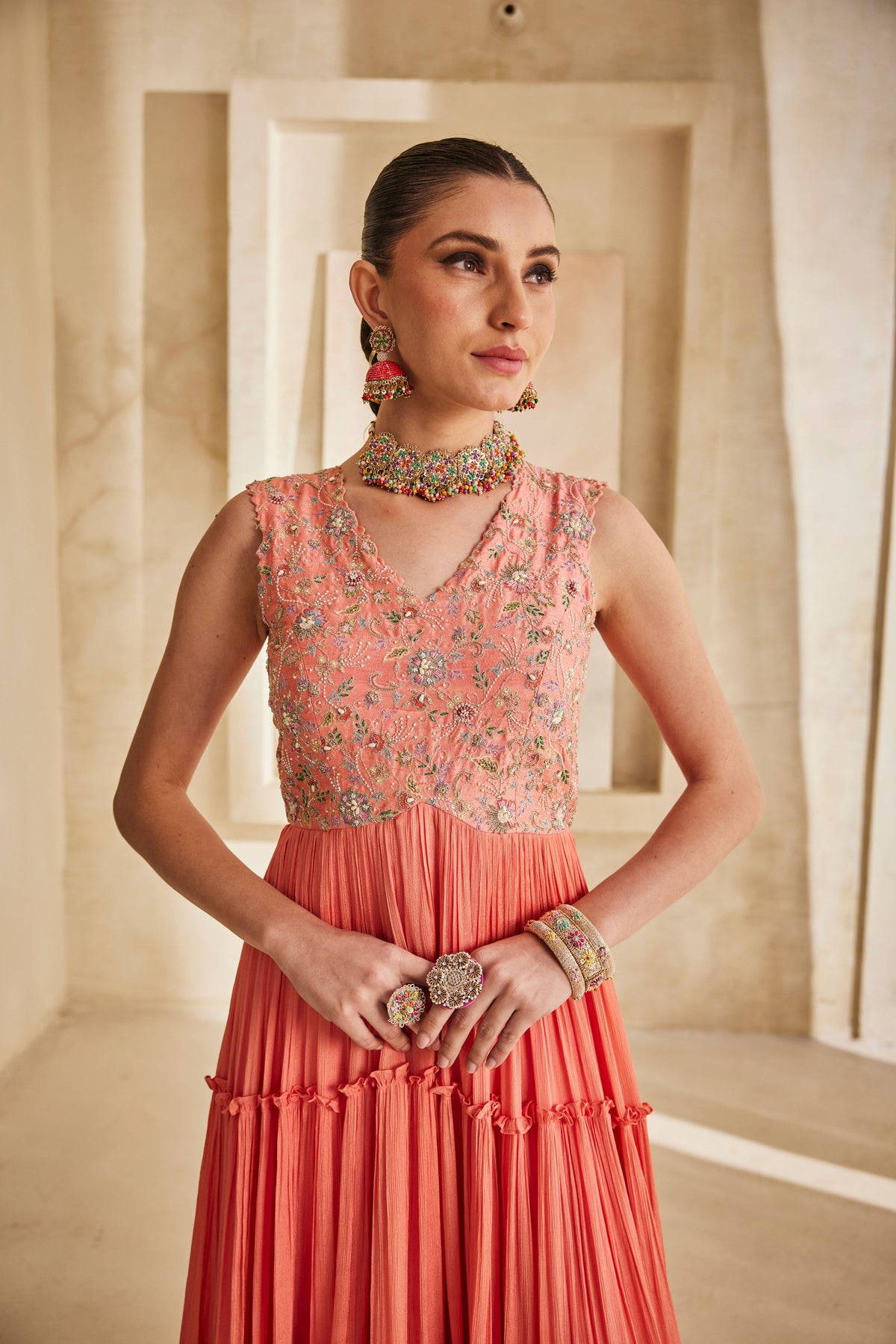 Leher Gown