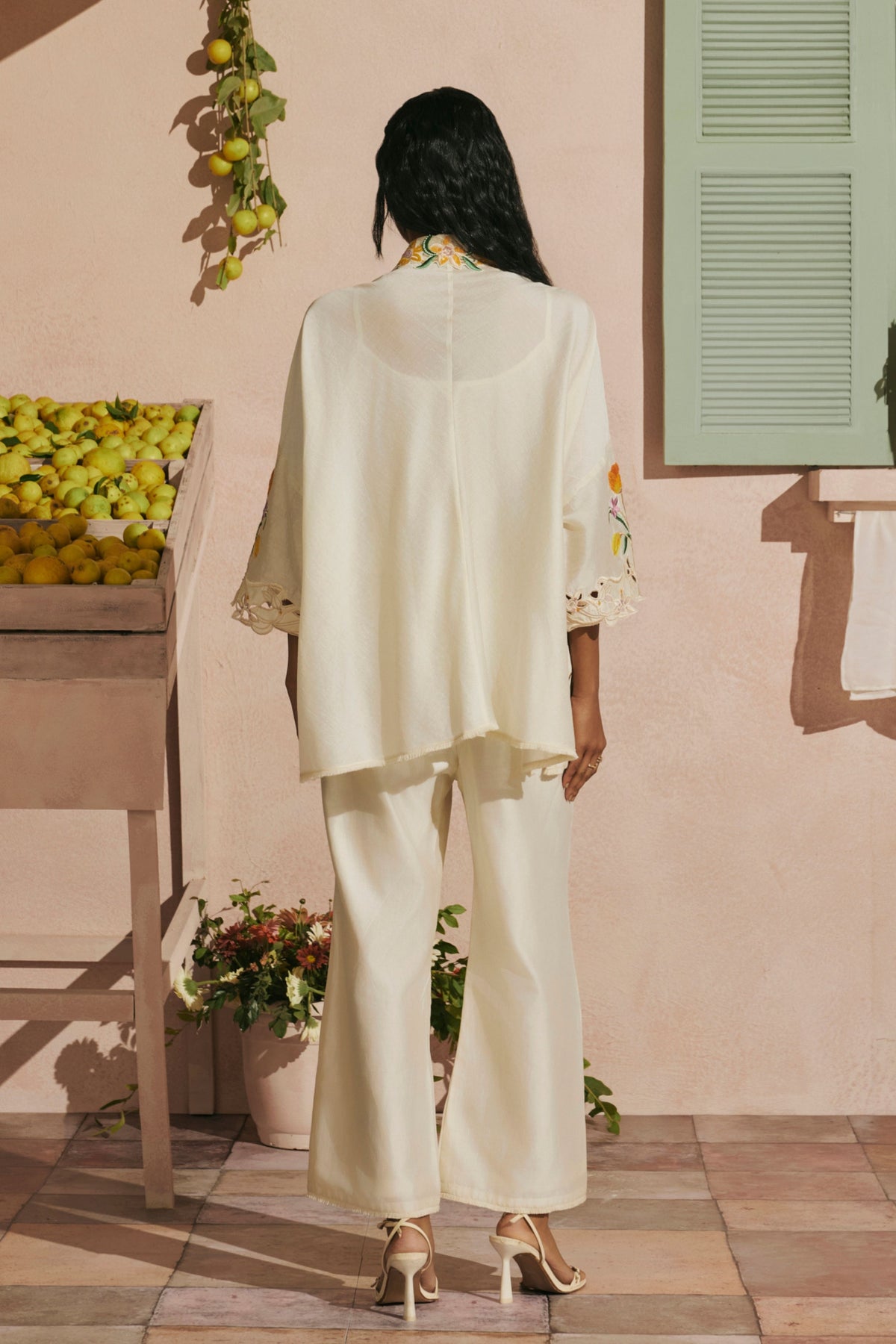 Ivory Tulip Pants