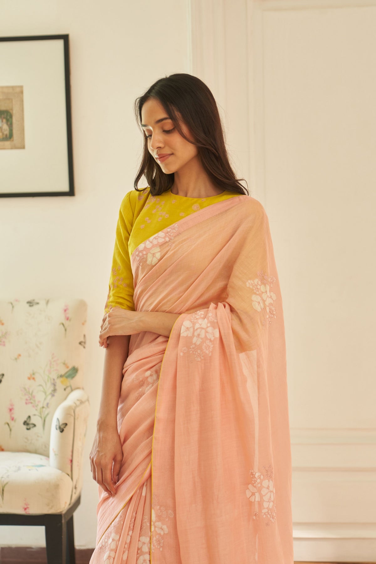Tulip Floral Saree