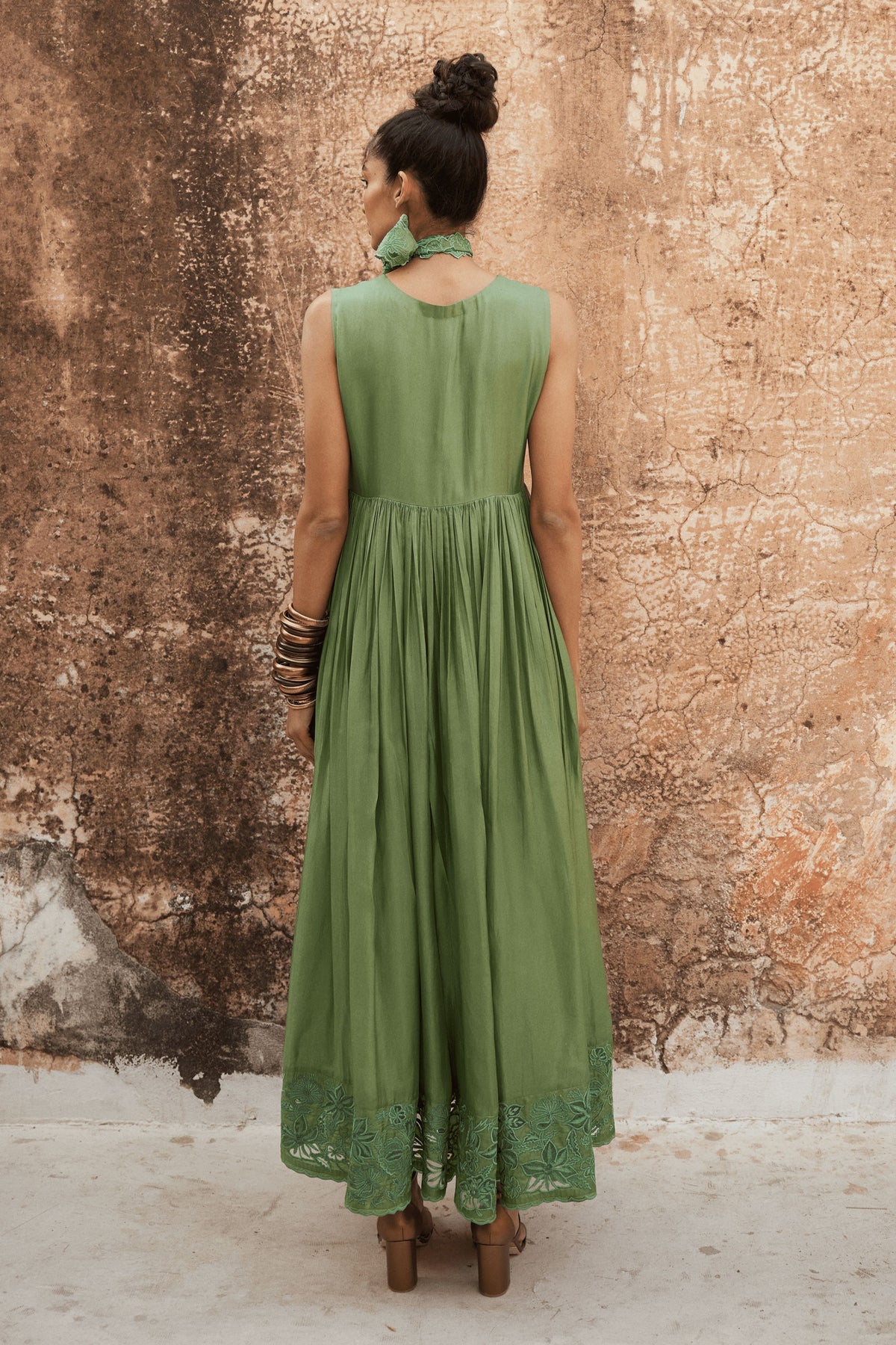 Chic Green Maxi Dress
