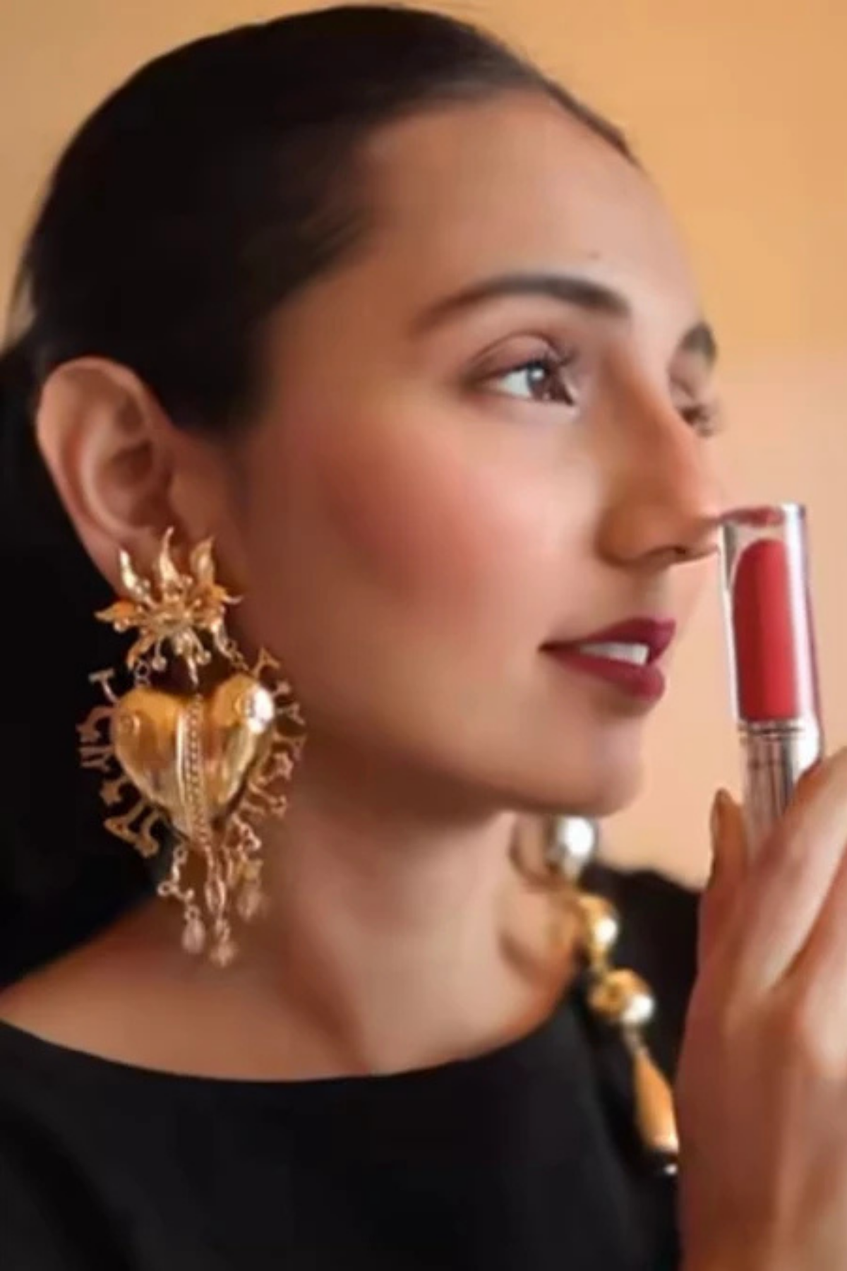 Masoom Chunky Heart Earrings