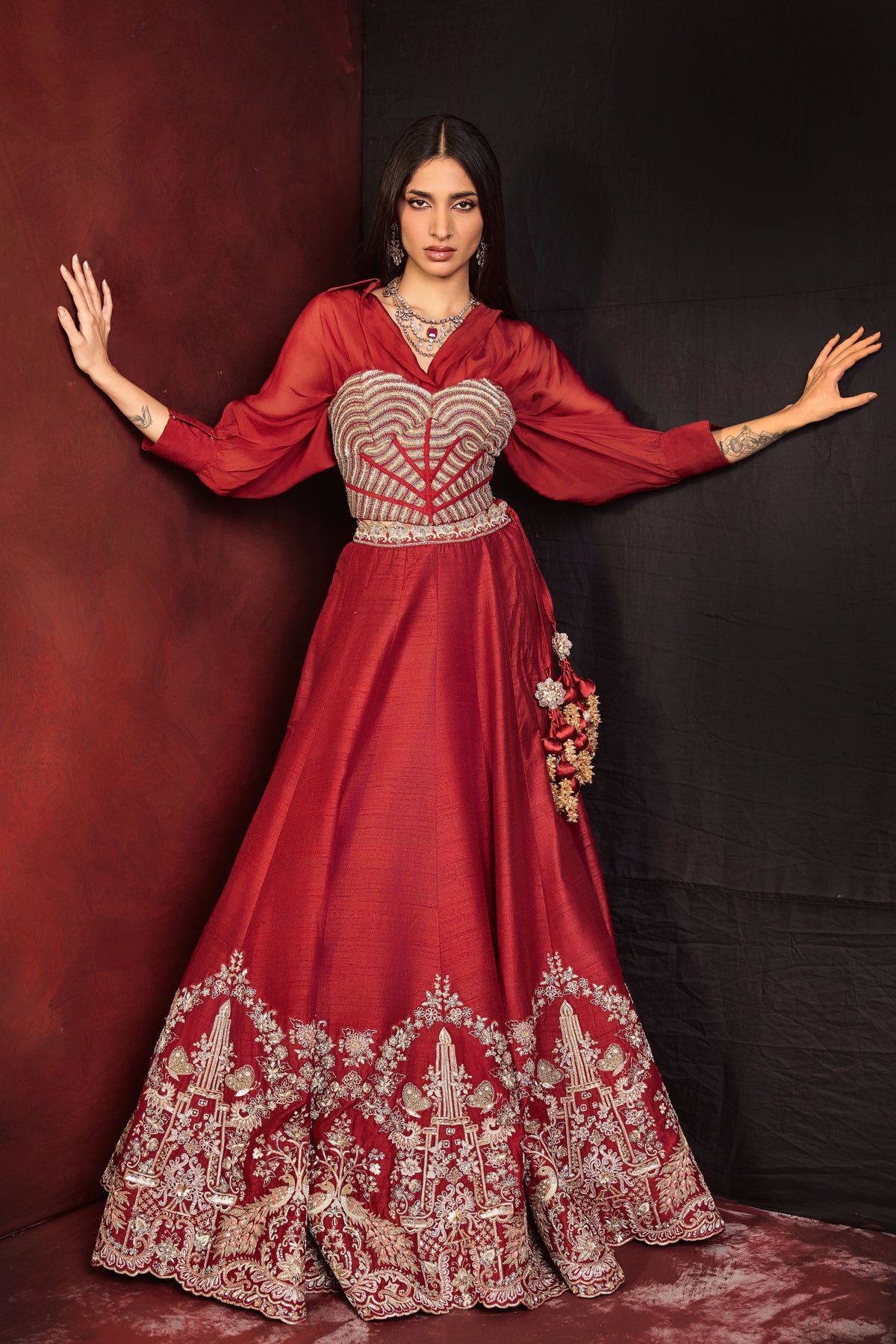 Mor Lite Lehenga Set