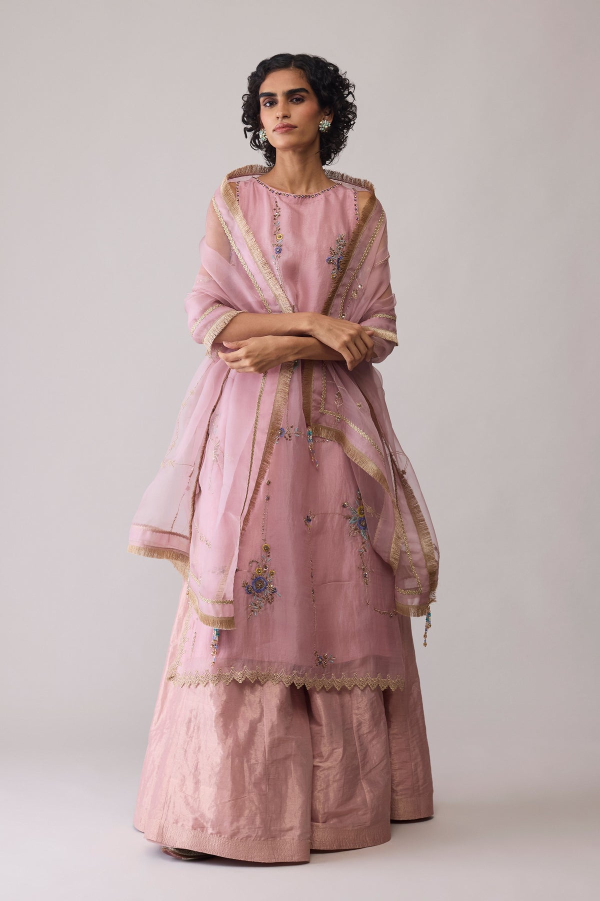 Pink Inaayat Kurta Set