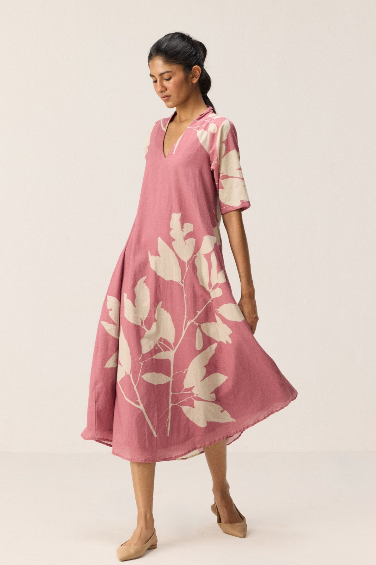 Coral Meadow Dress
