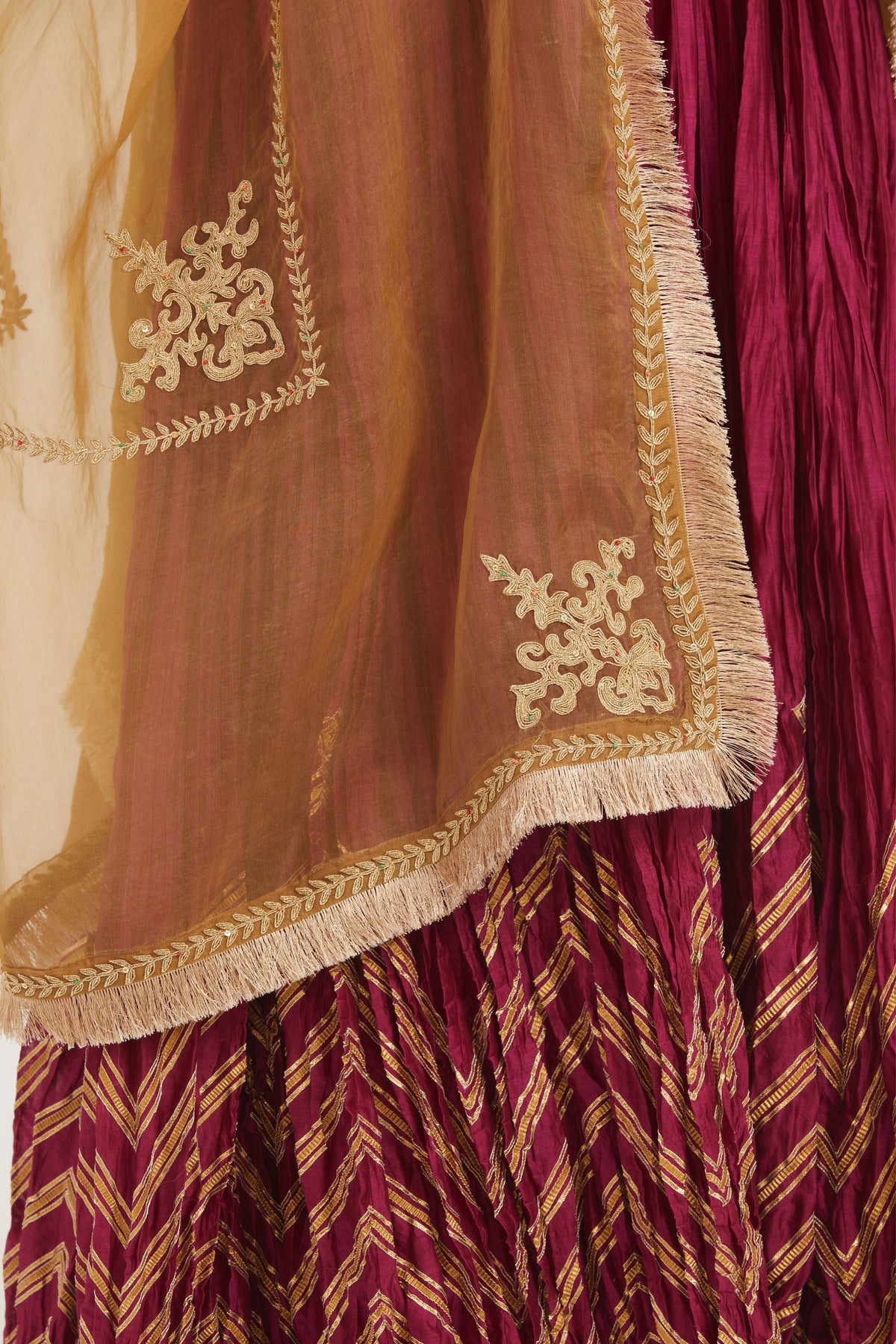 Deep Fuchsia Lehenga Set