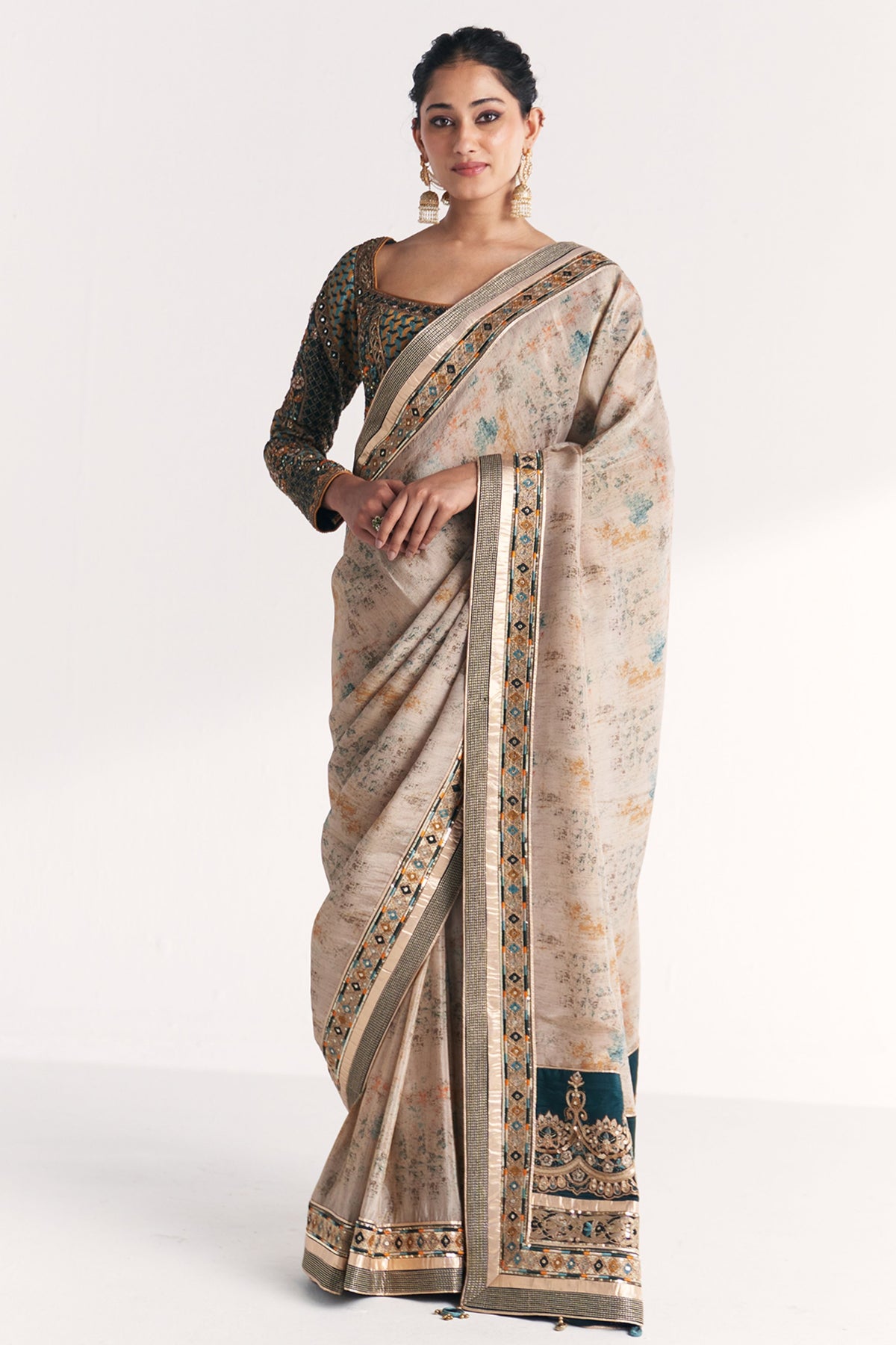 Gitanjali Blue Saree