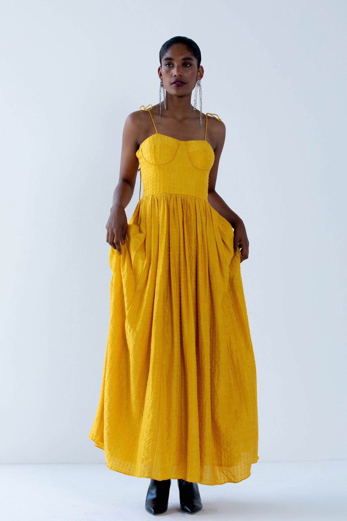 Cara Yellow Dress