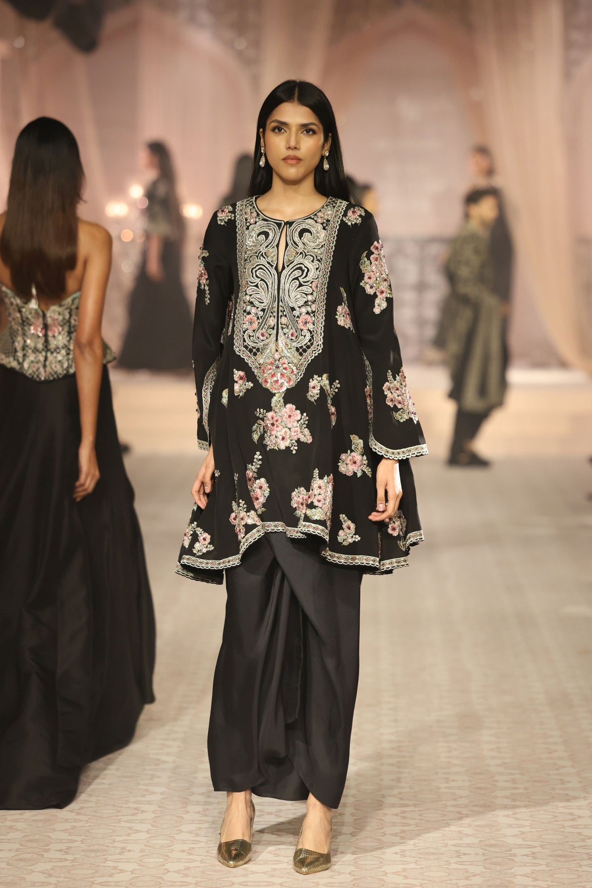 Raina Intricate Embroidered Skirt Set