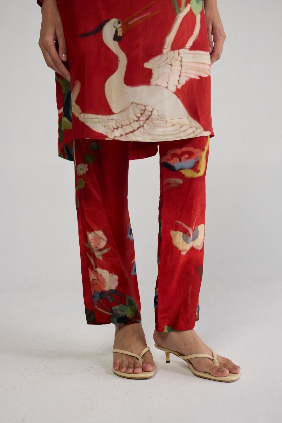 Bara Silk Tunic Set