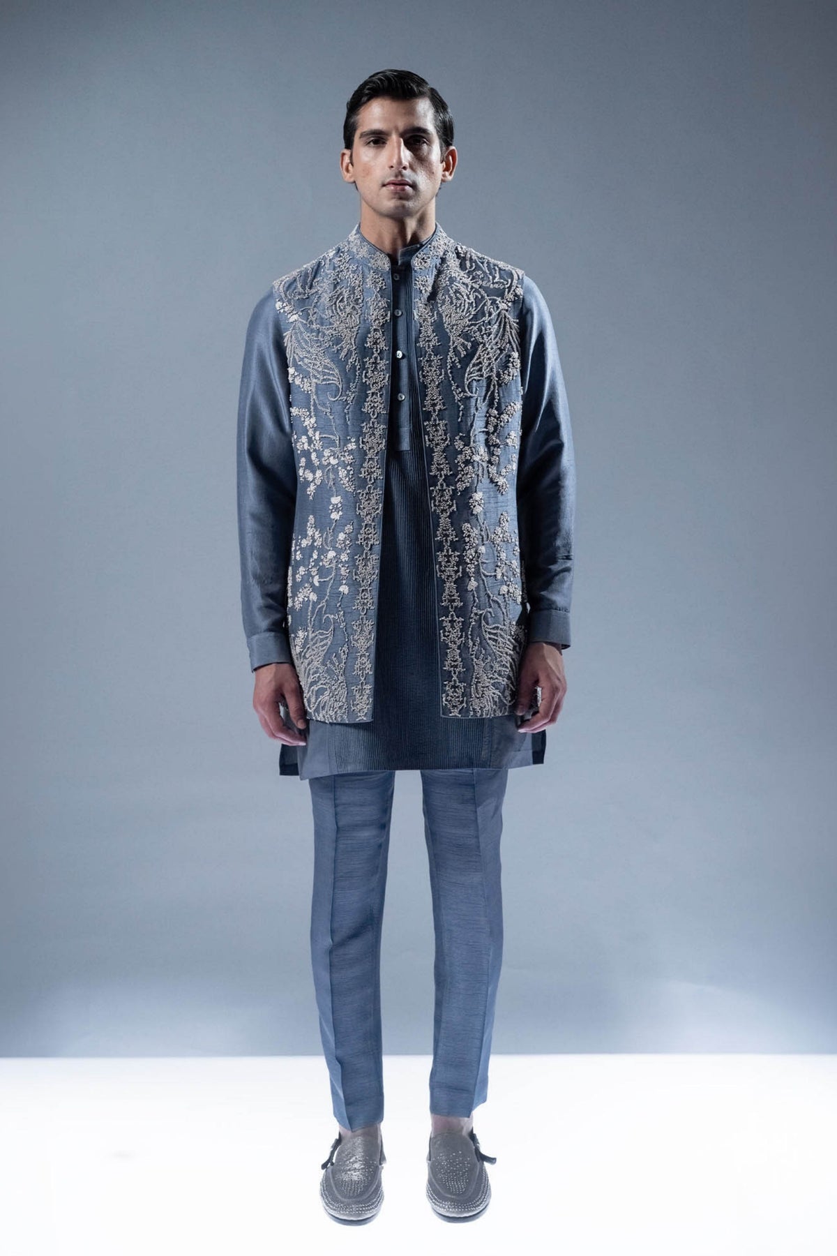 Celestial Flora Waist Jacket Set