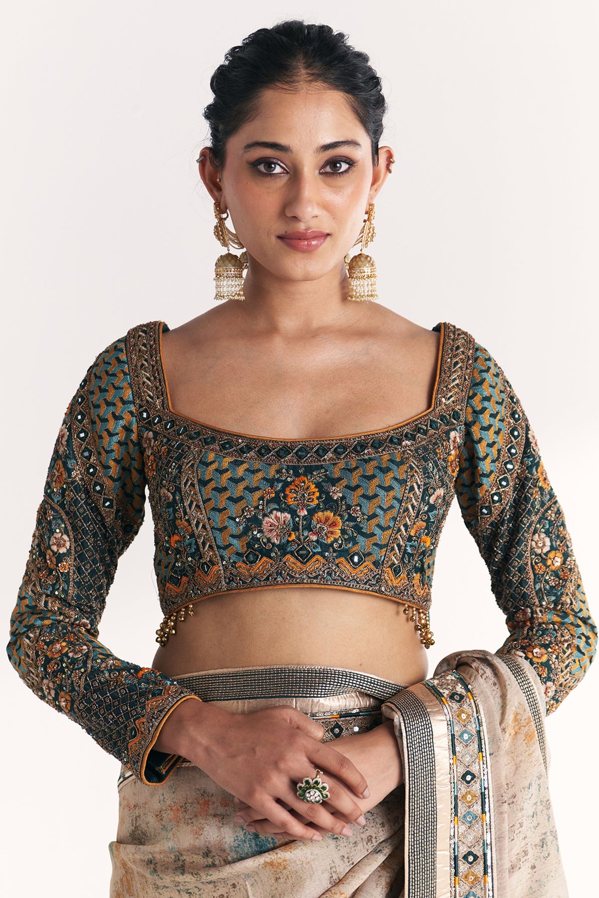 Gitanjali Blue Saree