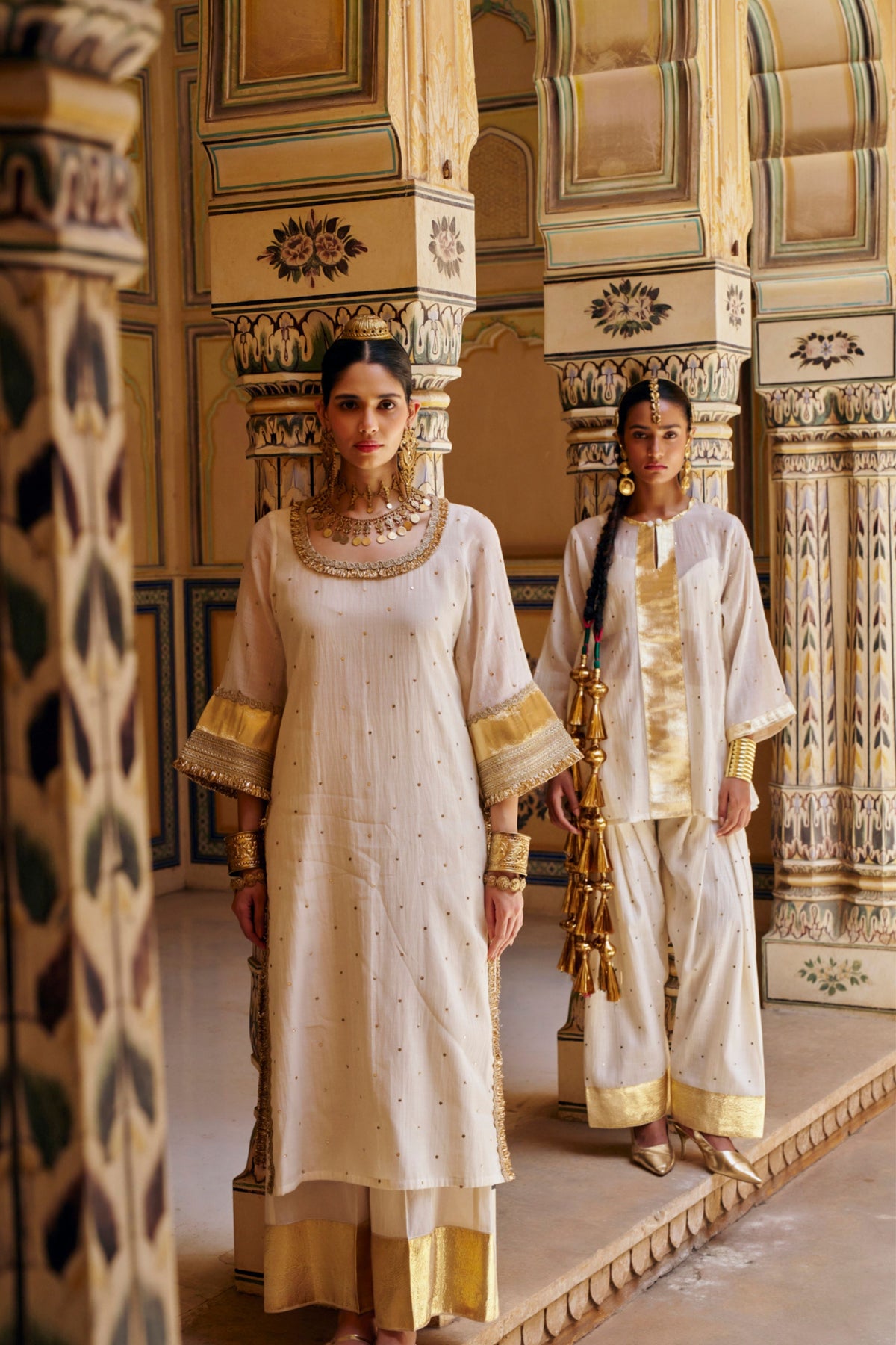 Ivory Straight Kurta Set