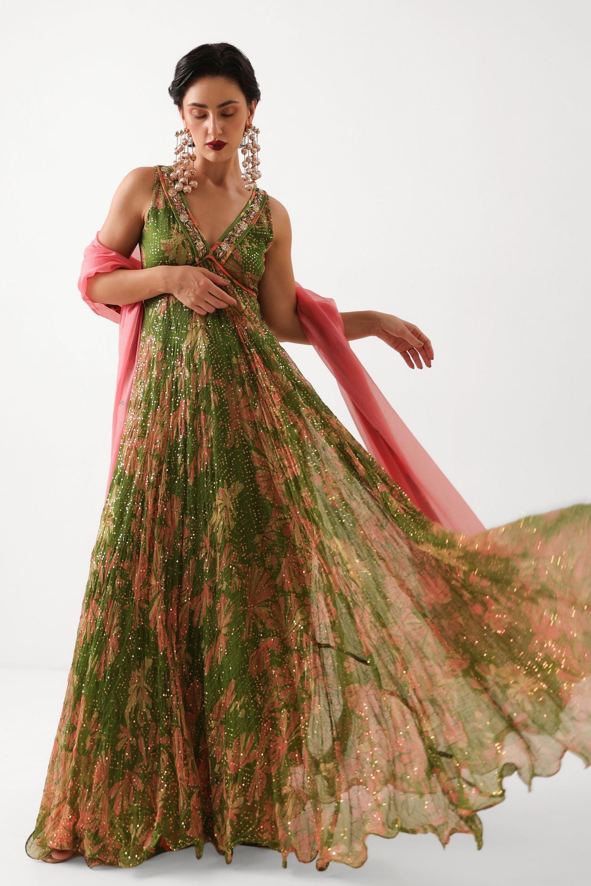 Subo-drishti Anarkali Set