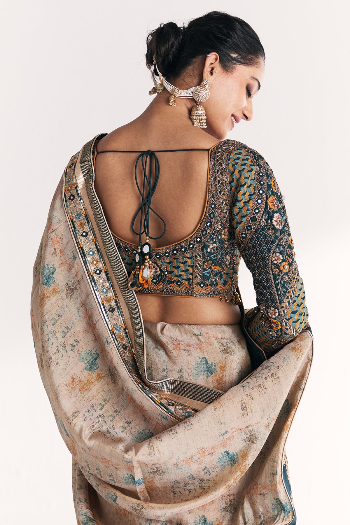 Gitanjali Blue Saree