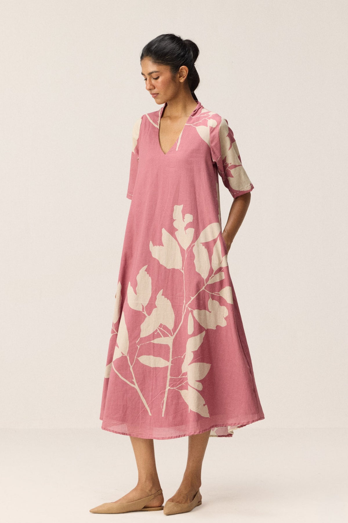 Coral Meadow Dress