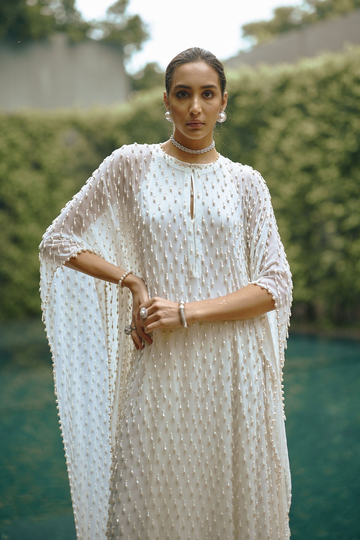Pearl Drop Kaftaan Set