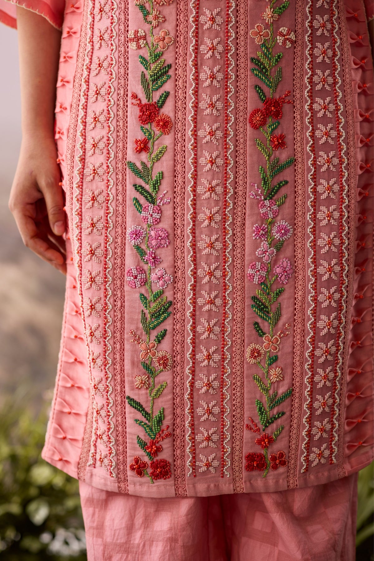 Rose Floral Kurta