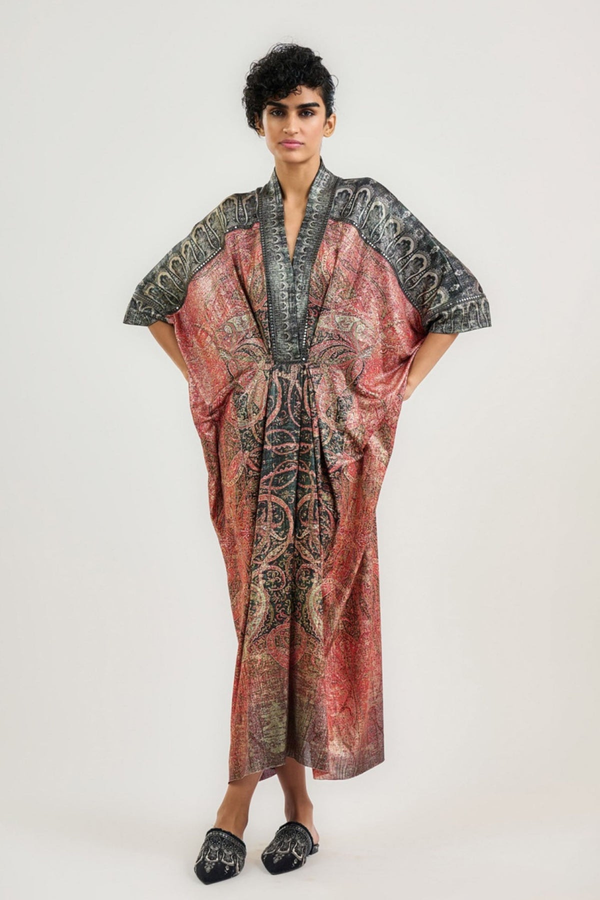 The Oriental Print kaftan