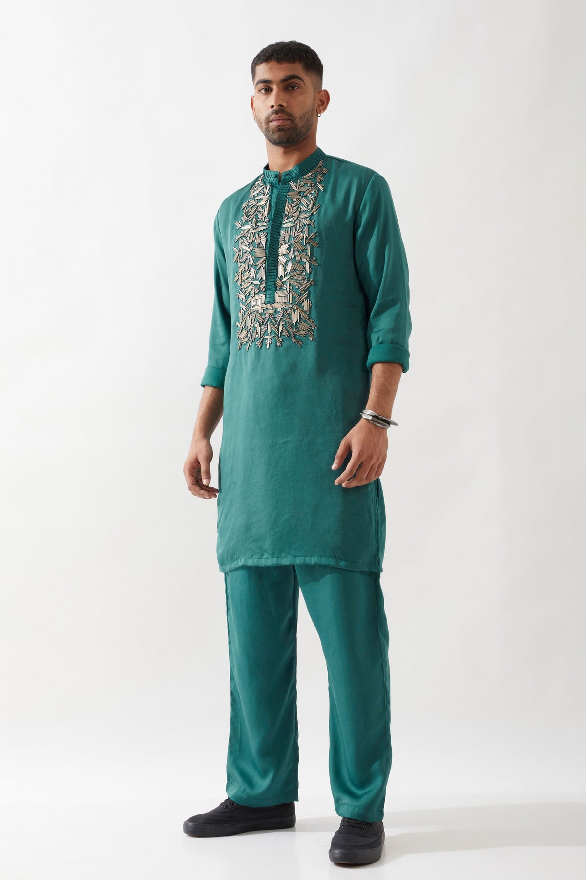 Kev Emerald Kurta Set