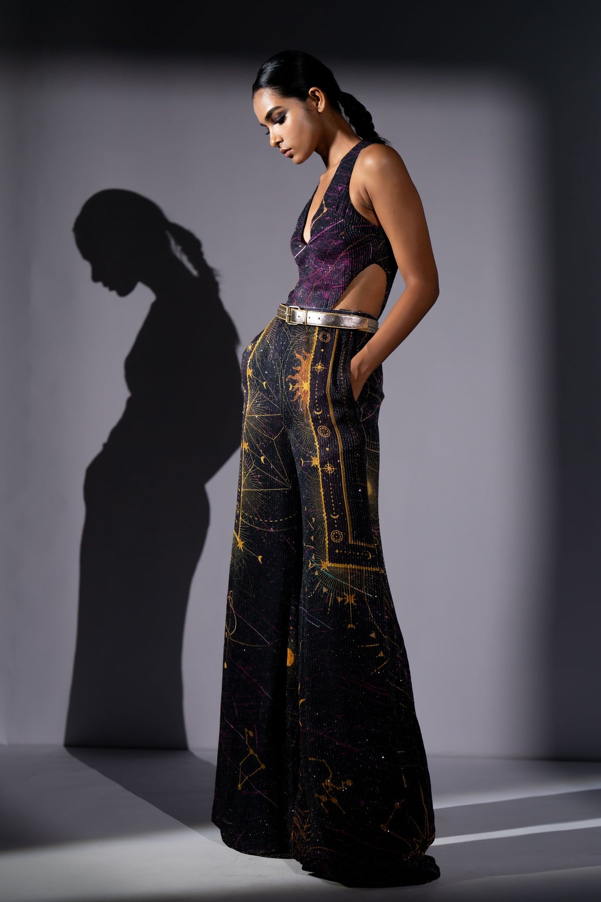 Purple Cut Out Co-ord Set