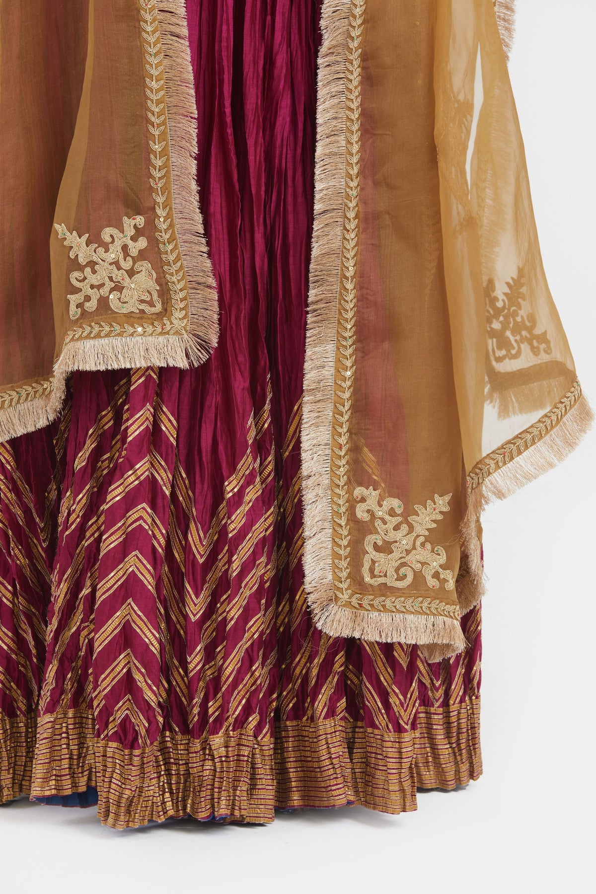 Deep Fuchsia Lehenga Set