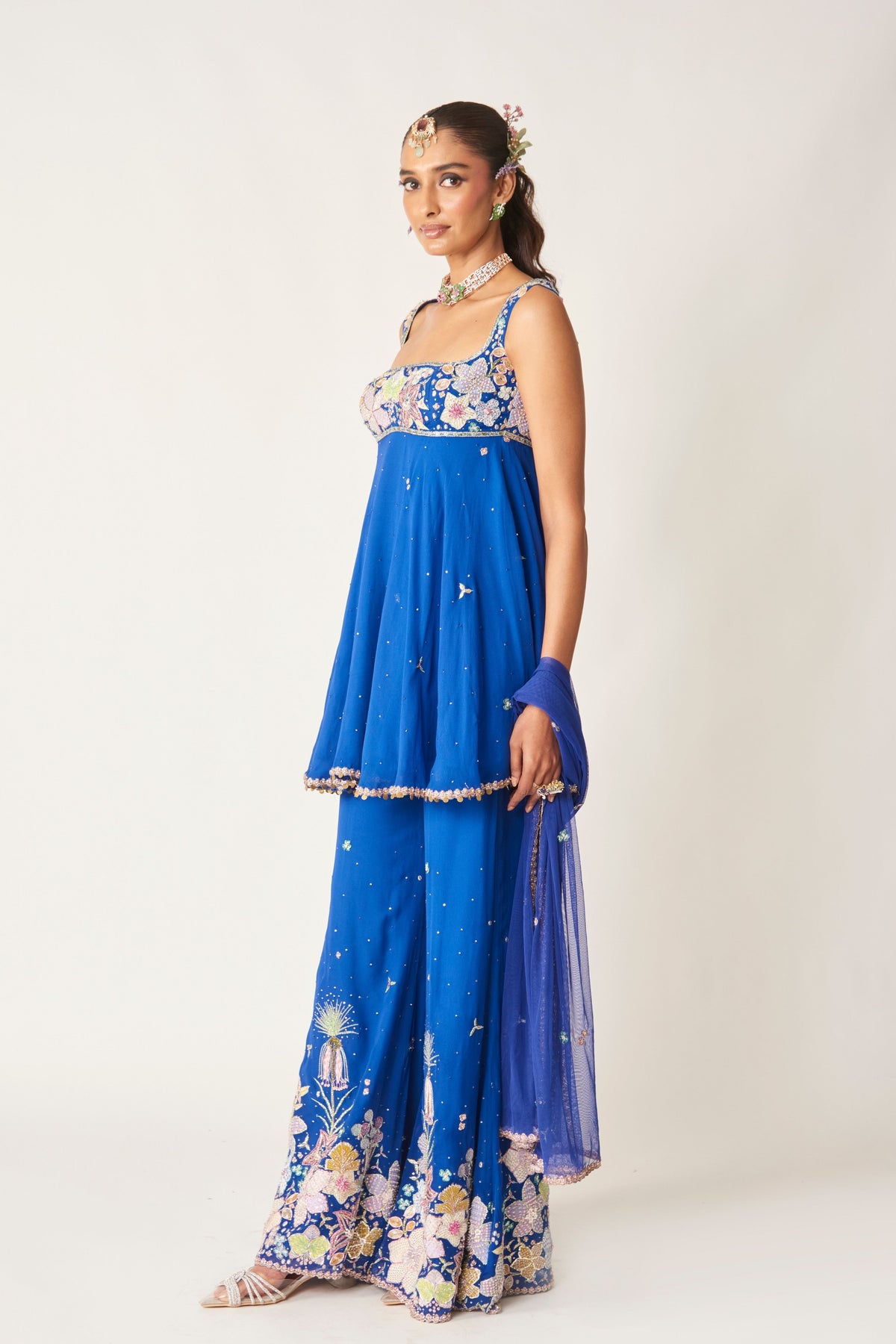 Bleuciel Blue Sharara Set