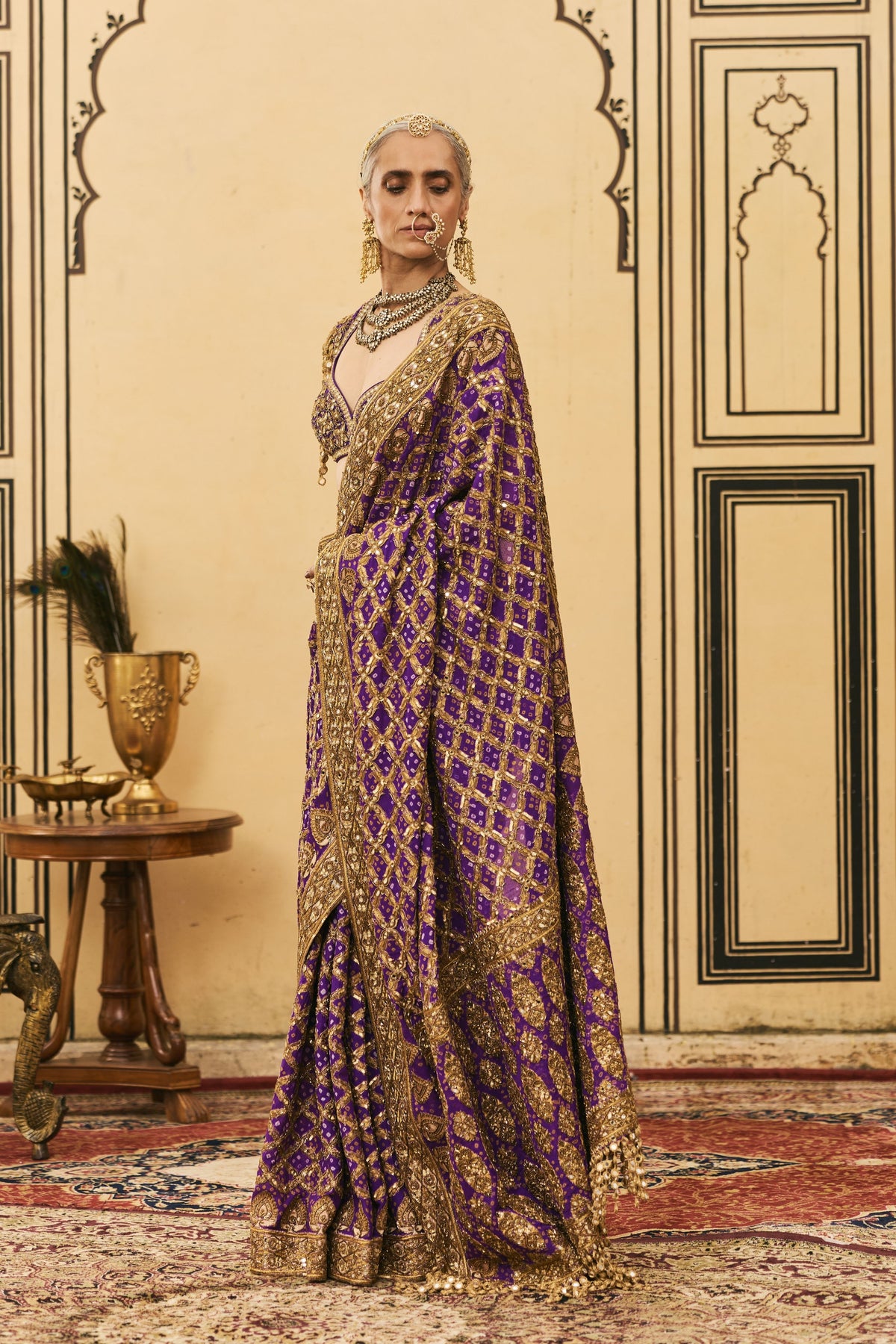 Banafsha Saree Set