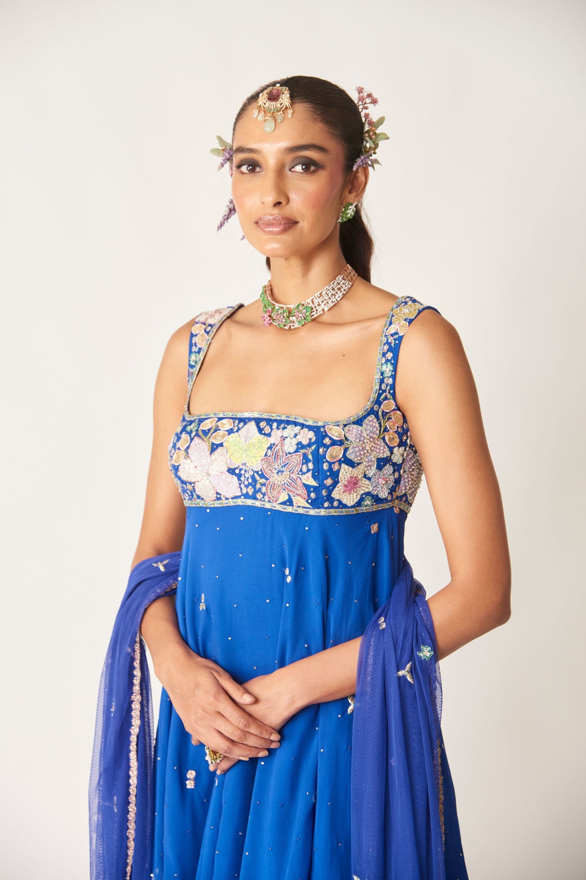 Bleuciel Blue Sharara Set