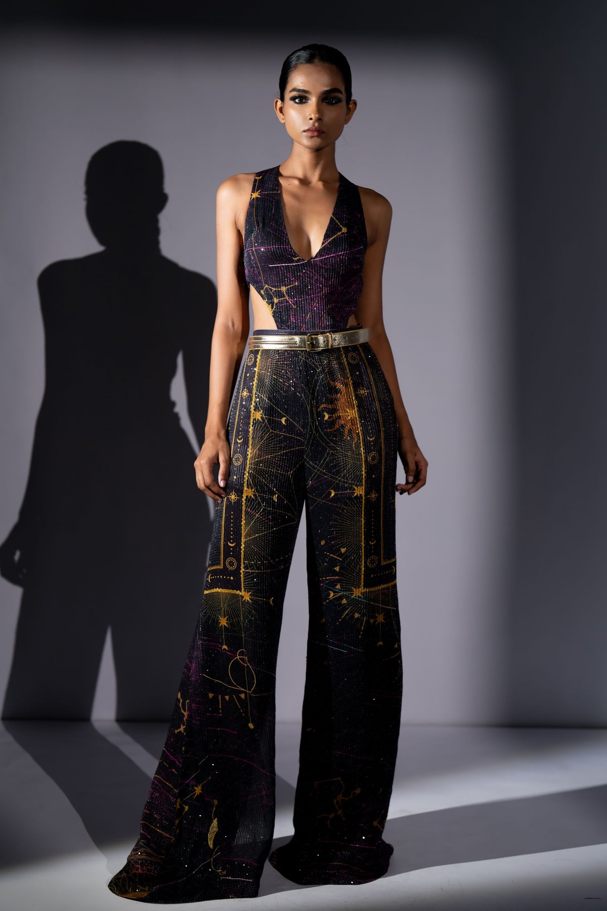 Purple Cut Out Co-ord Set