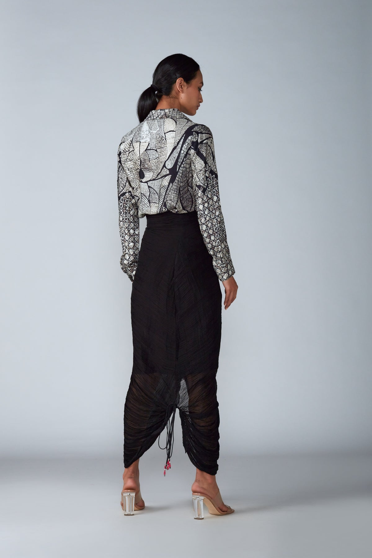 Micro Pleated Skirt Set