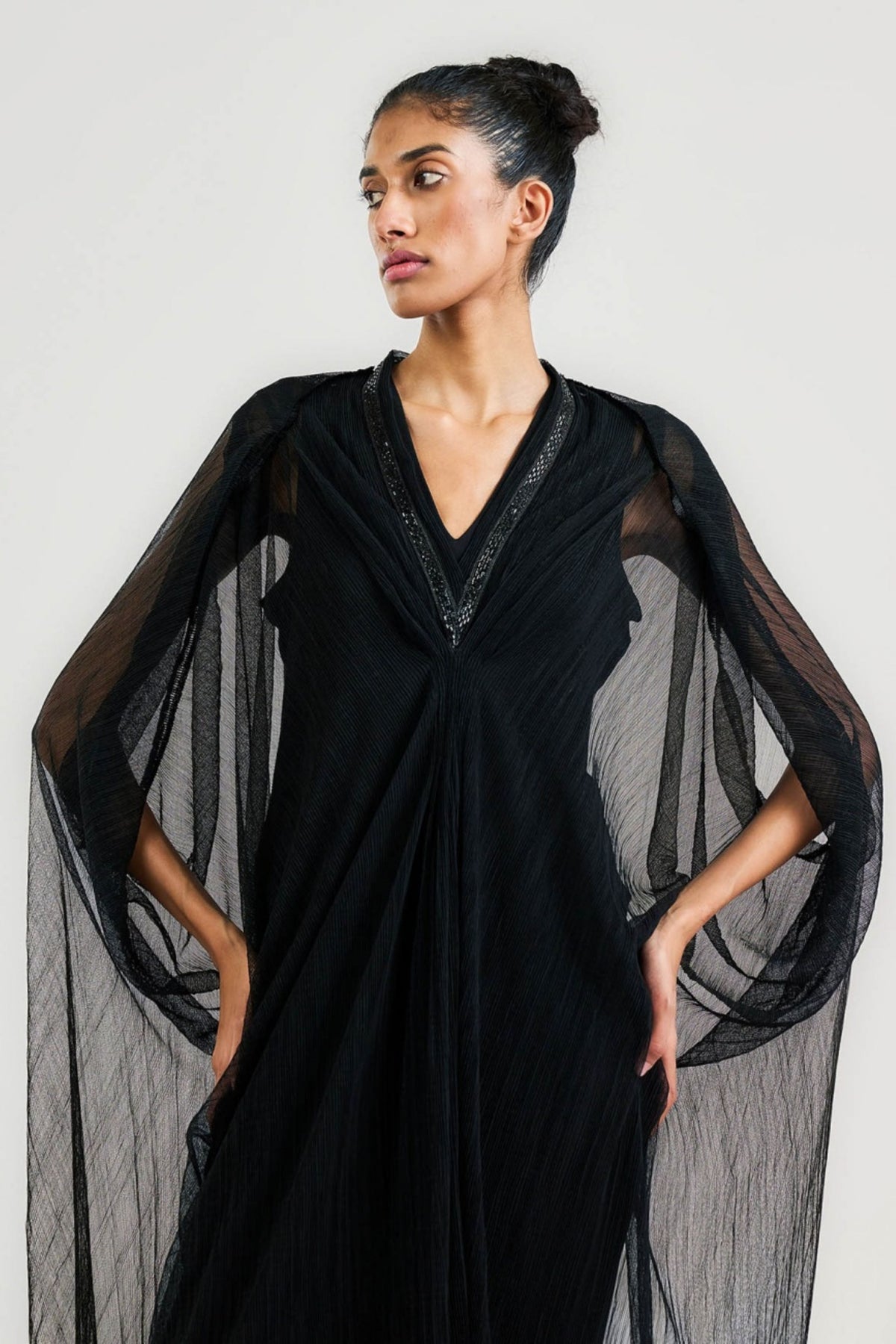 The Crinkled Evening Kaftan