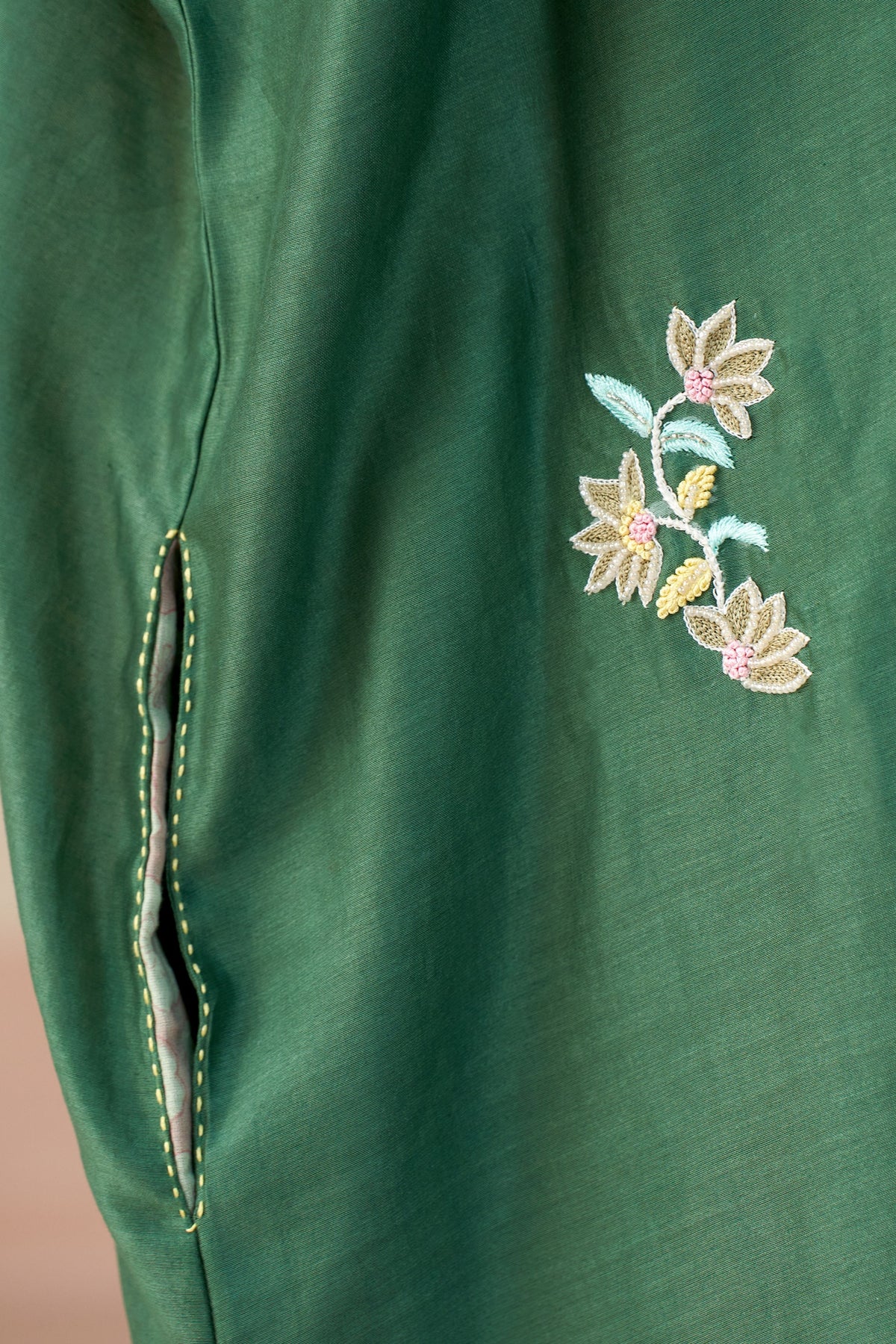 Eve Deep Sea Green Kaftan