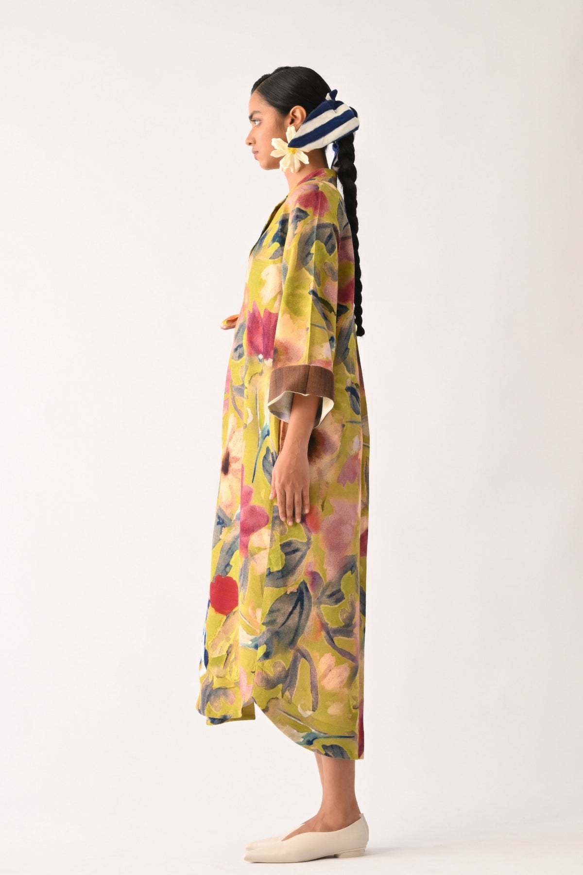 Liberty Olive Wrap Dress Set