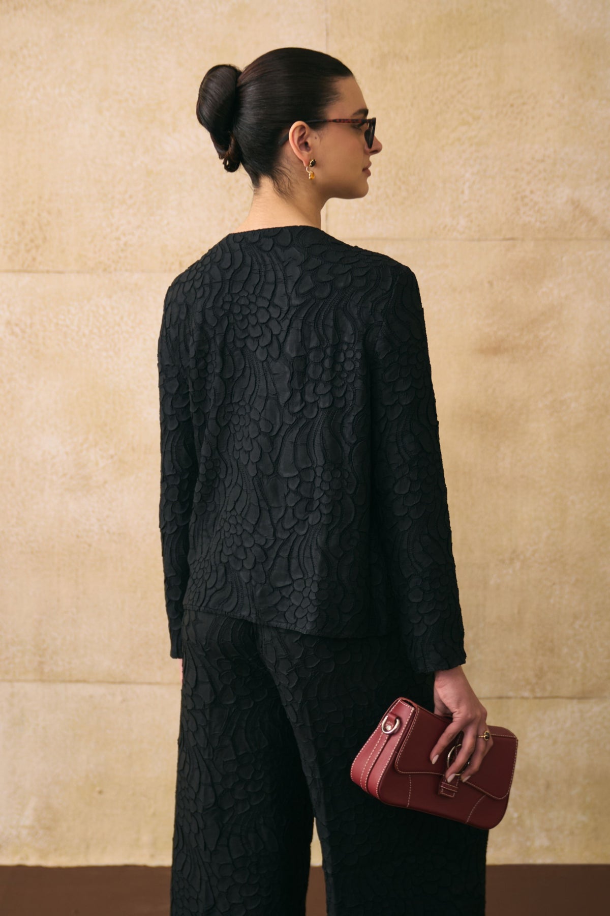 Black Elnia Co-ord Set