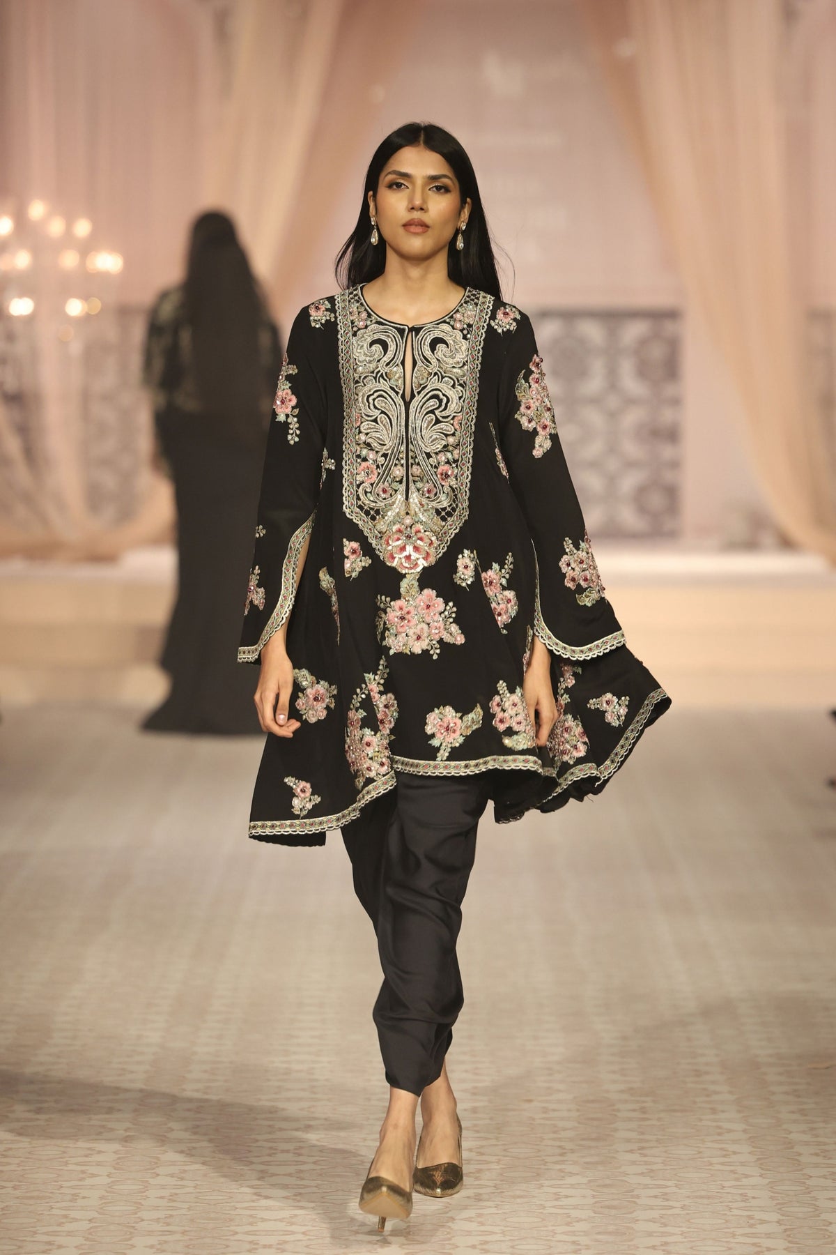 Raina Intricate Embroidered Skirt Set