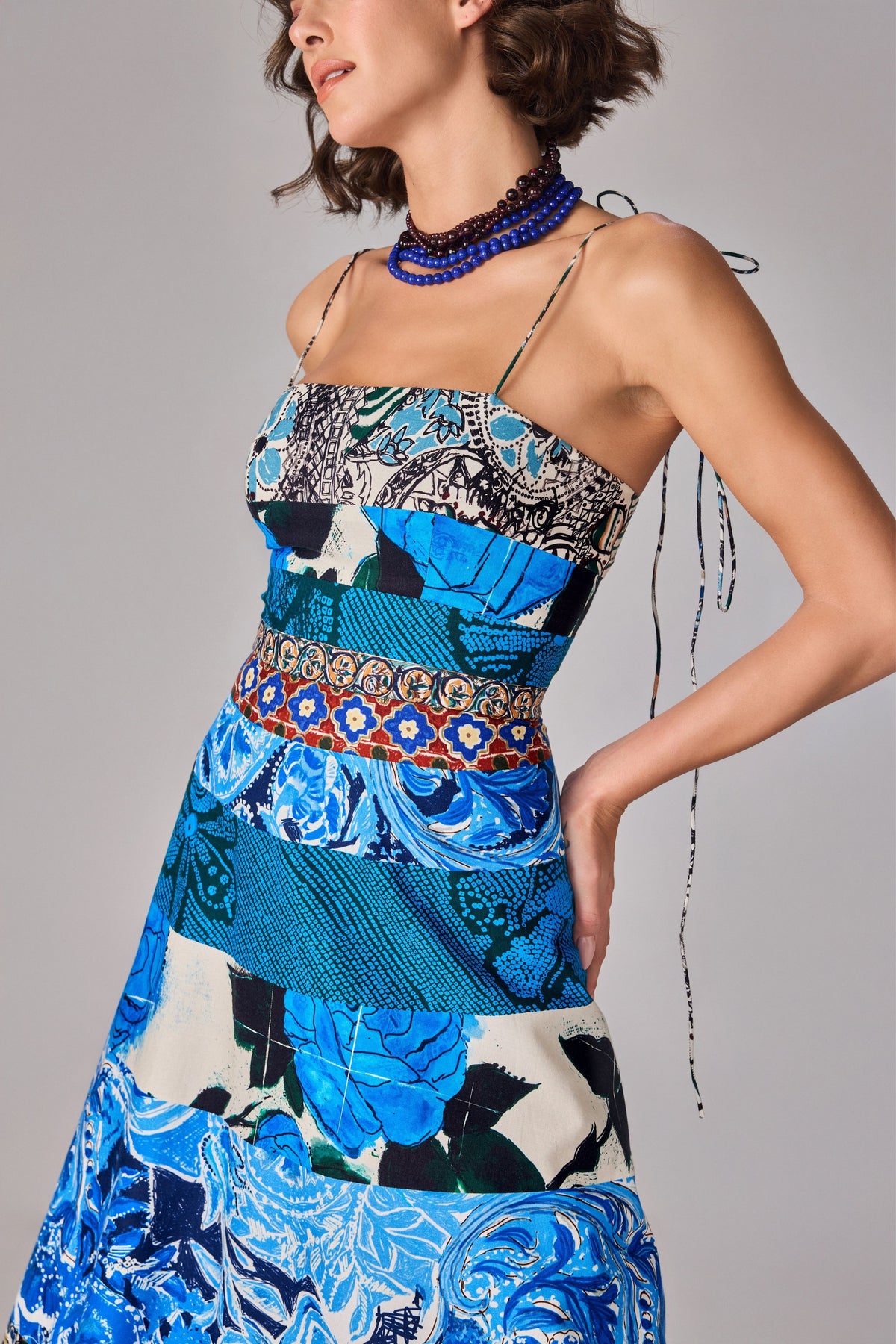 Ocean Flowers Martha Dress