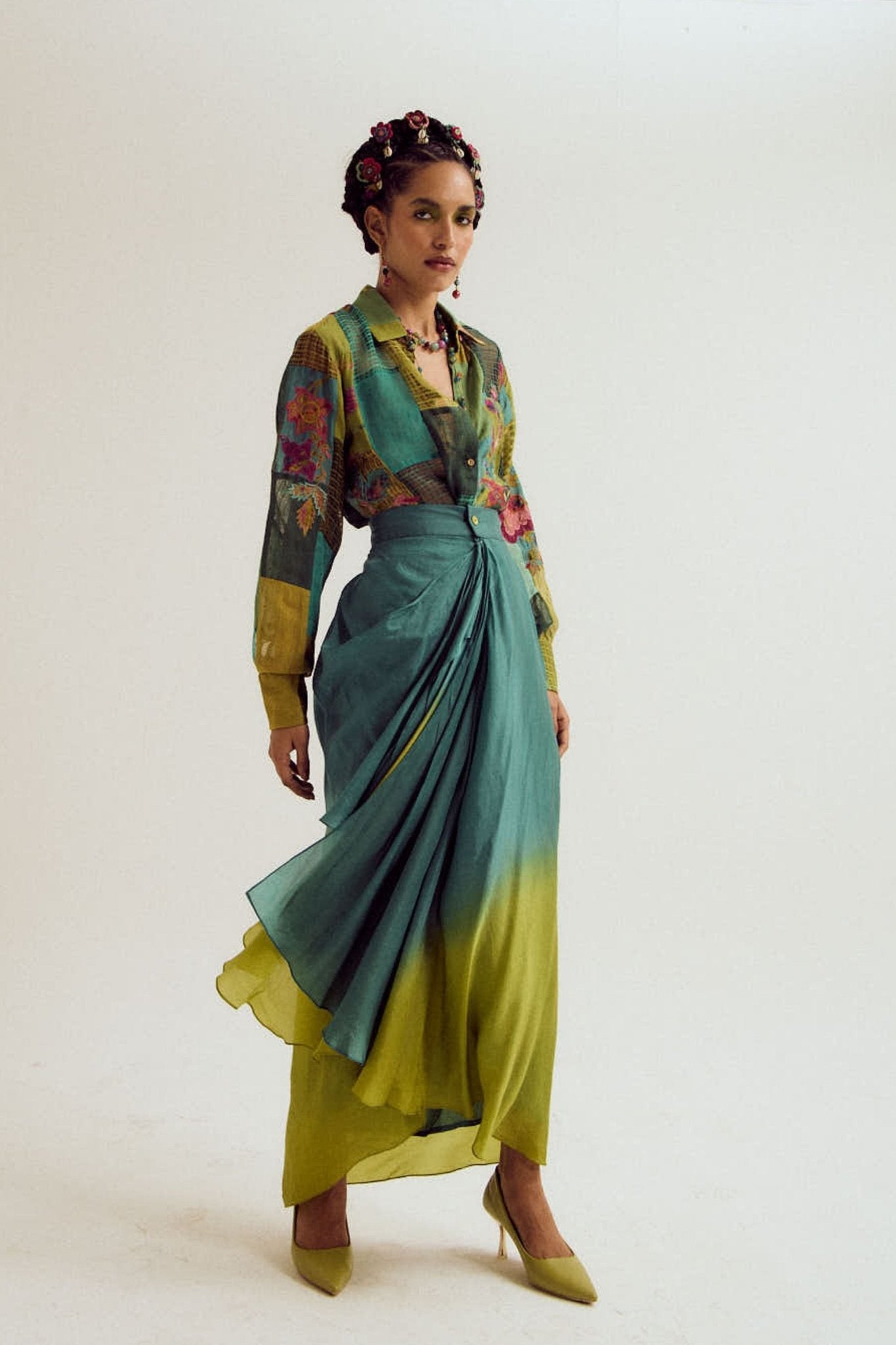 Turq Vinca Skirt - Capisvirleo - Elahe