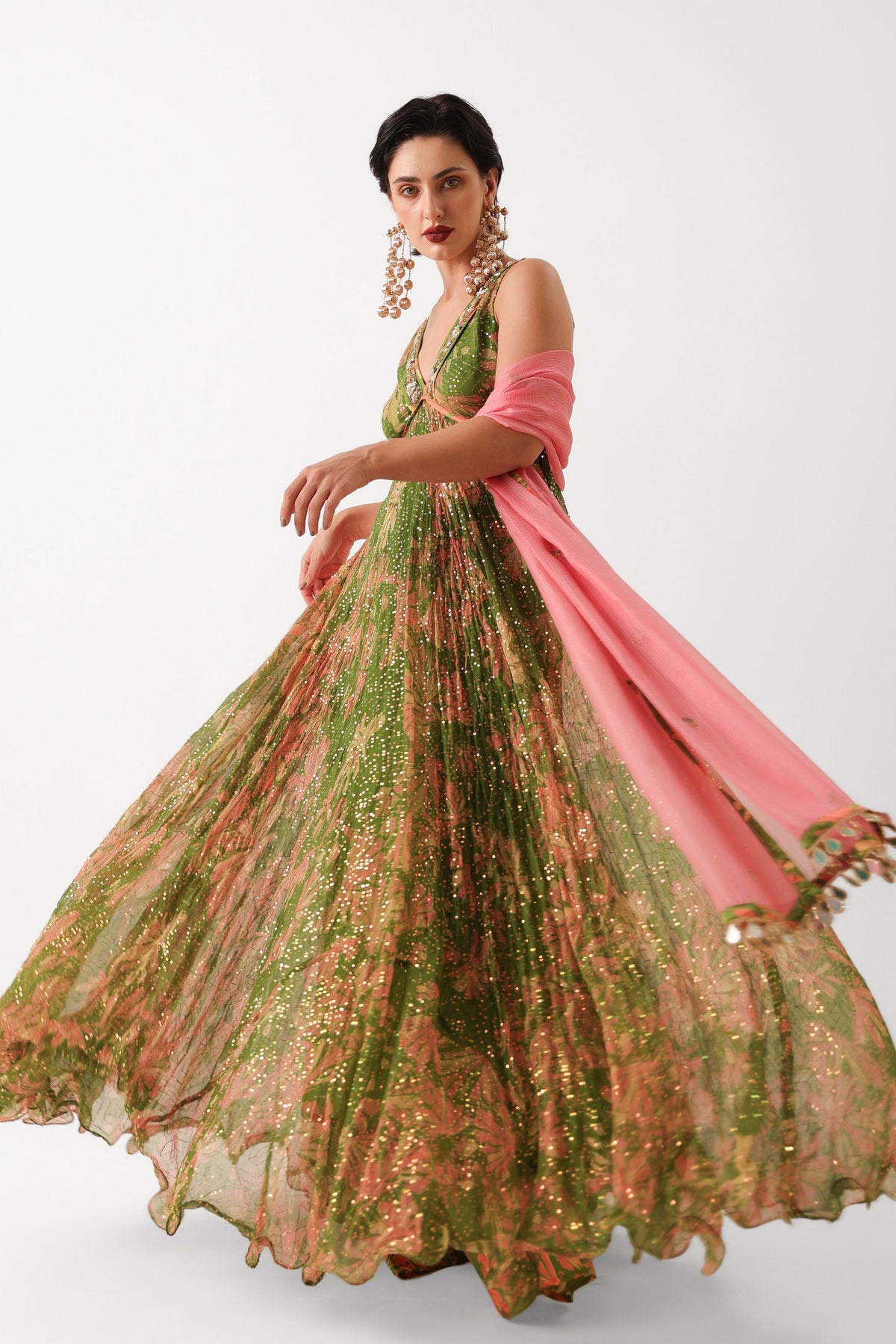 Subo-drishti Anarkali Set