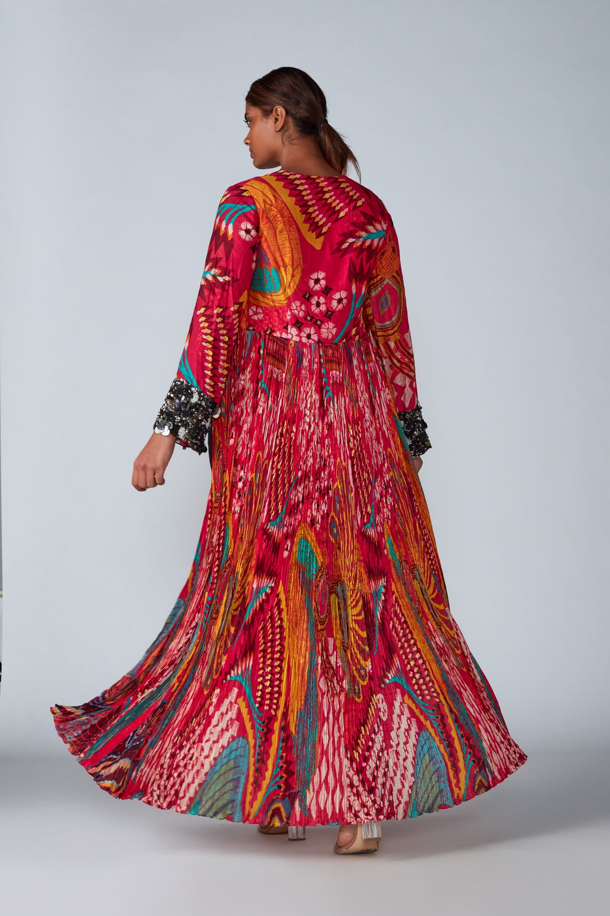 Bird Print Cape