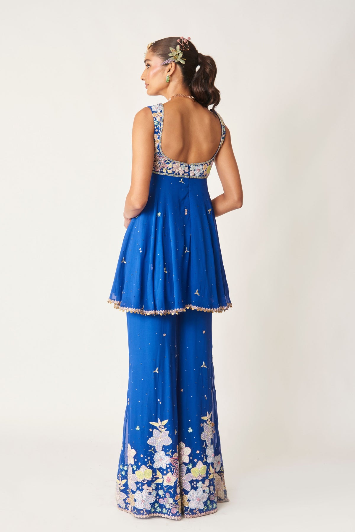 Bleuciel Blue Sharara Set
